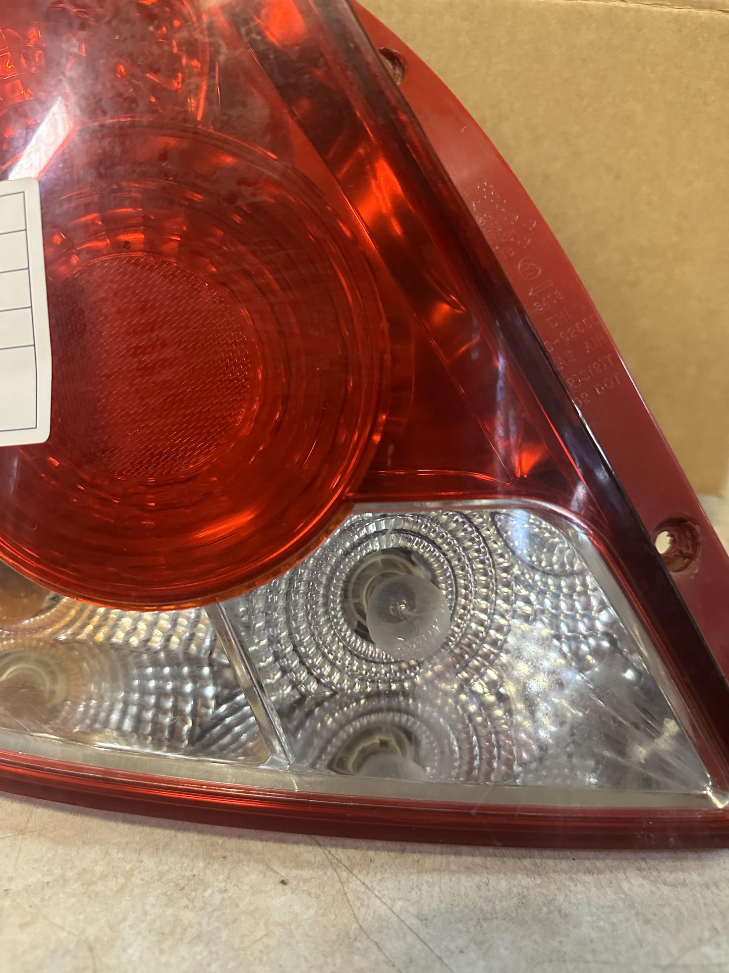 2006 Barina Left Taillight