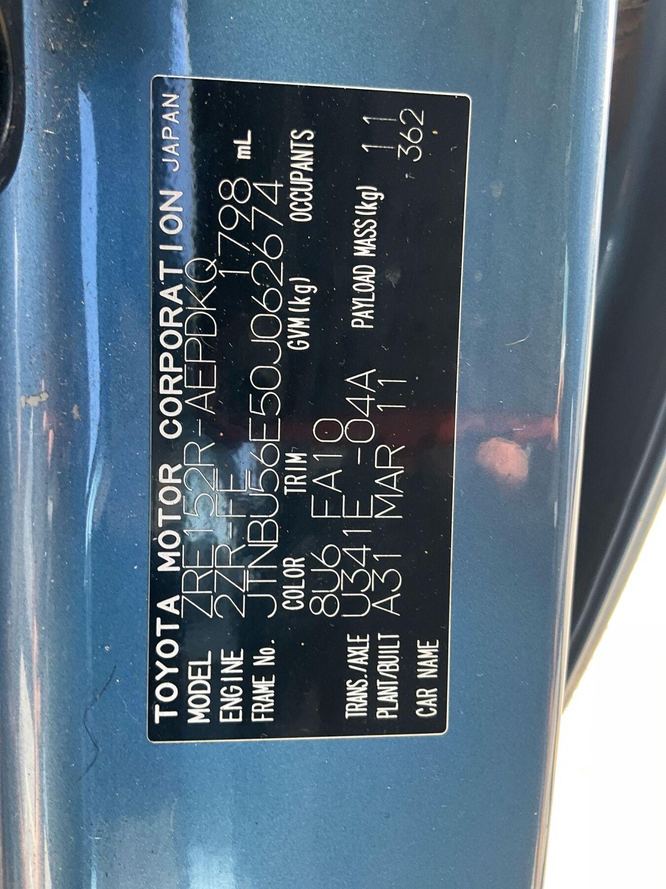 Toyota
Corolla