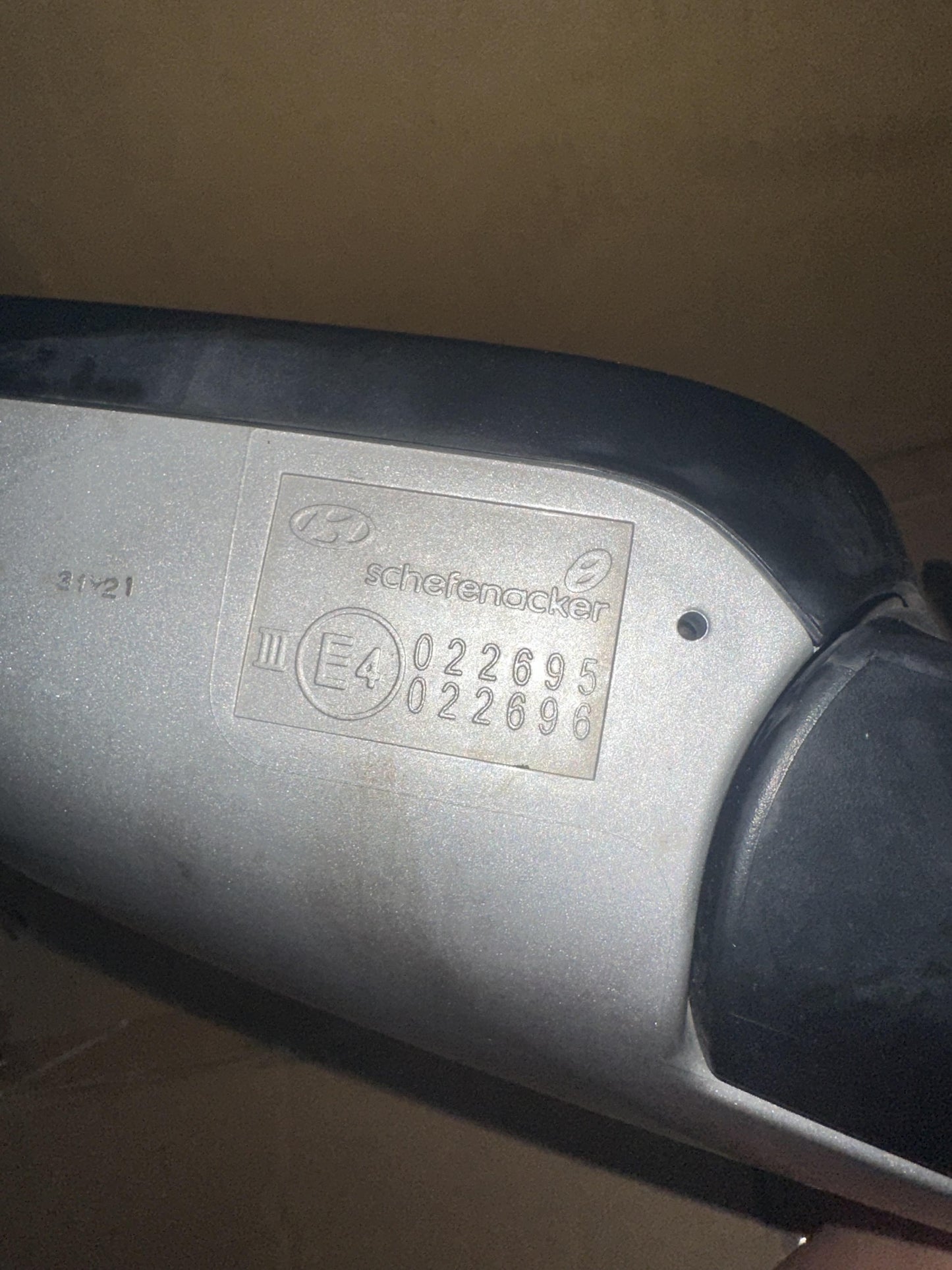 2012 I30 Left Door Mirror