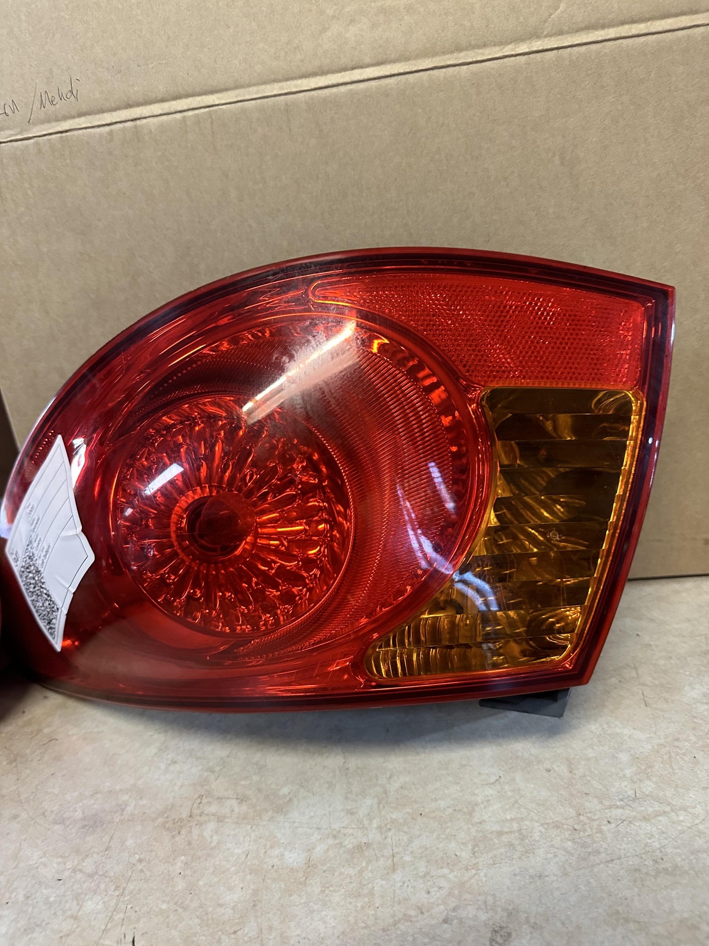 2008 Left Taillight