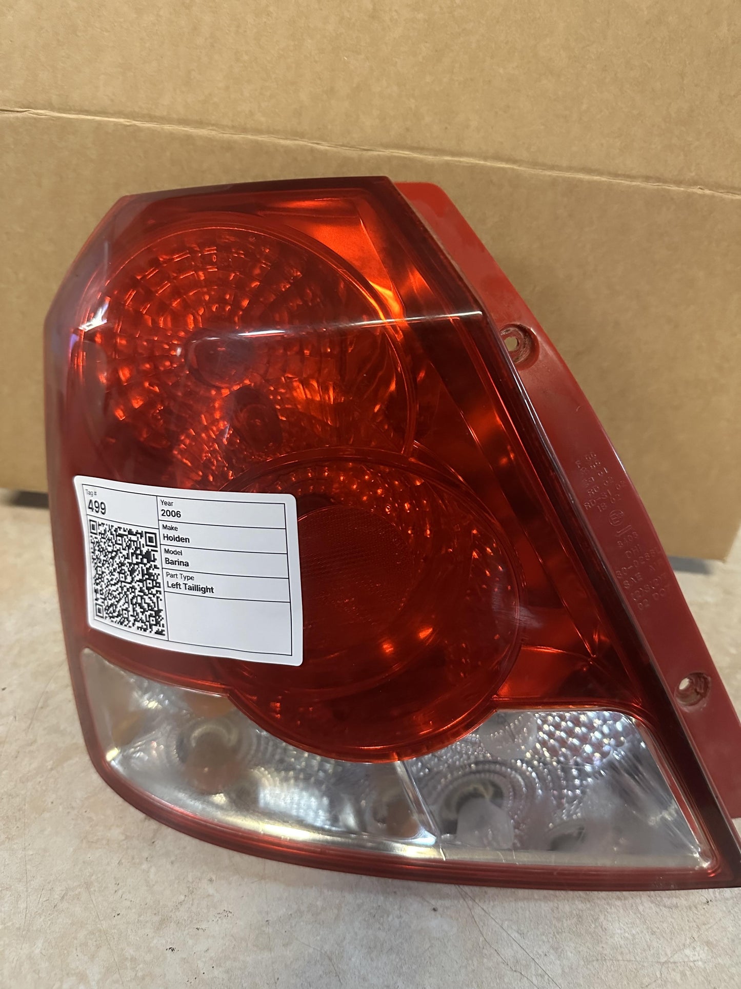 2006 Barina Left Taillight