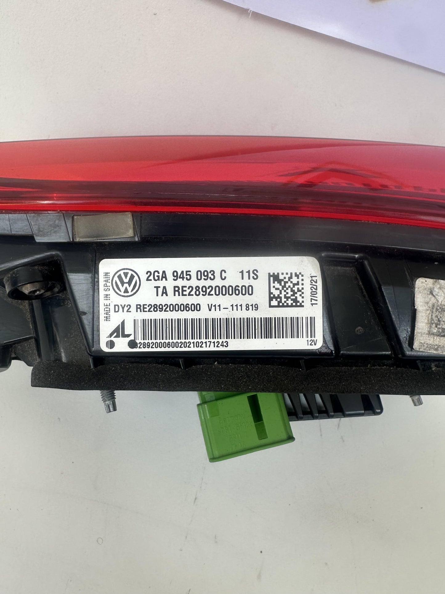2021 MK1 - A1 Left Boot Light