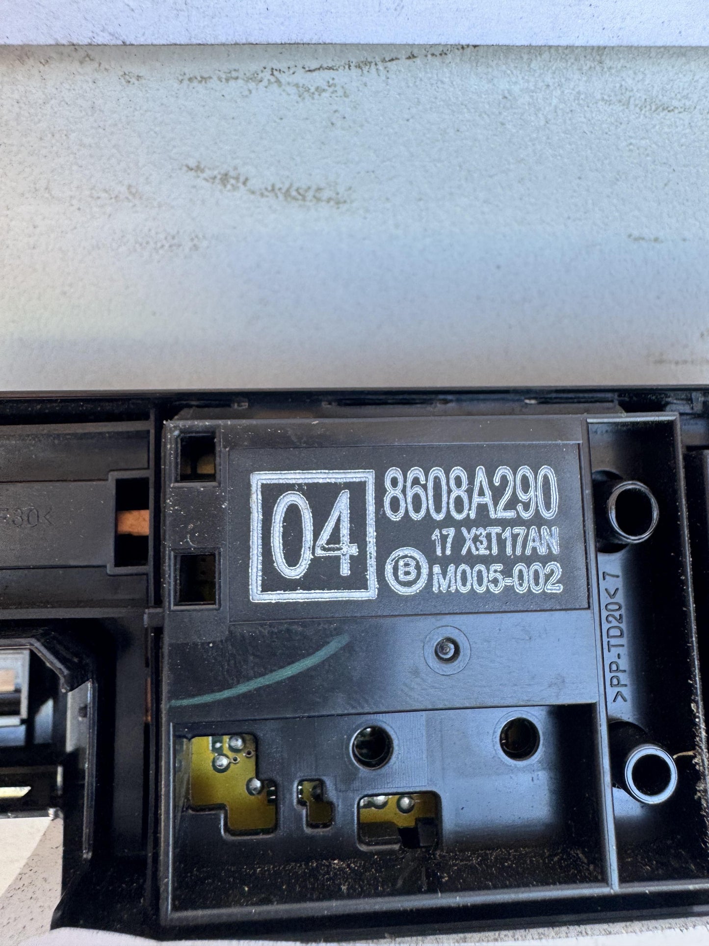 2023 Master Power Window Switch