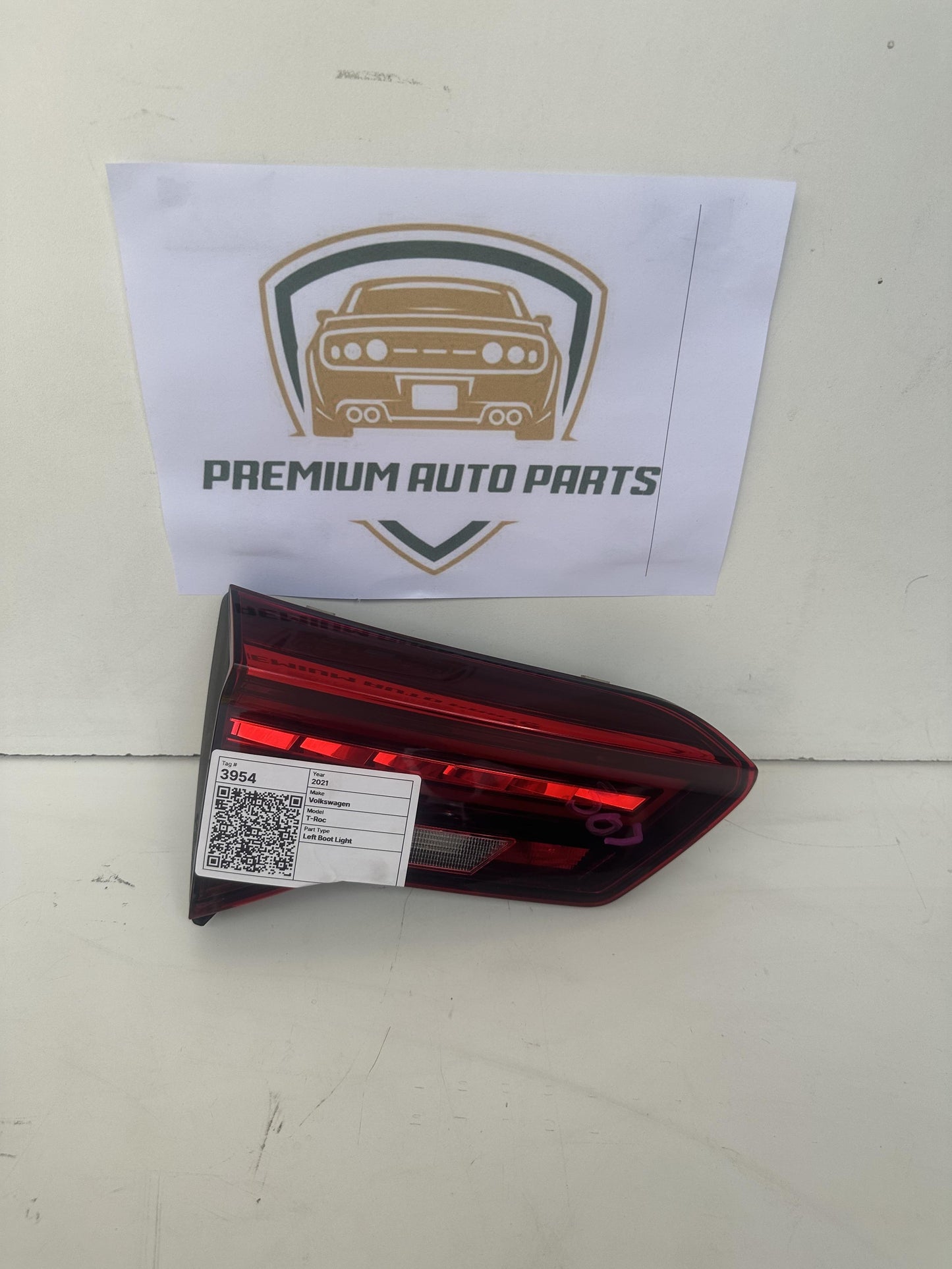 2021 MK1 - A1 Left Boot Light