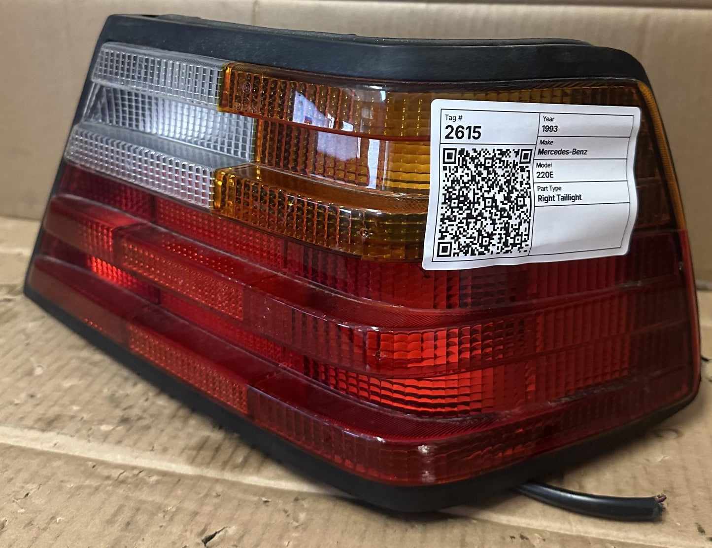 1993 E-Class W124 Right Taillight
