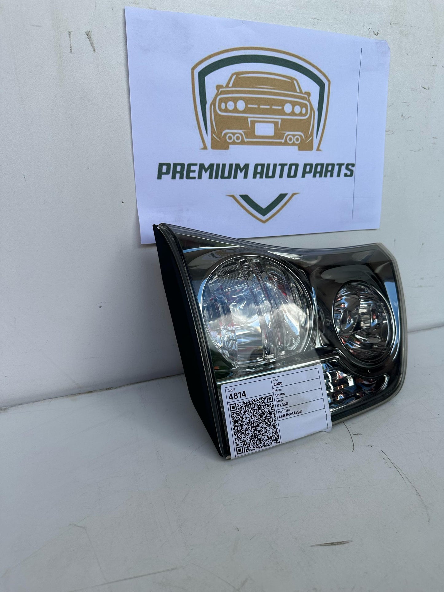 2008 U30 Left Boot Light
