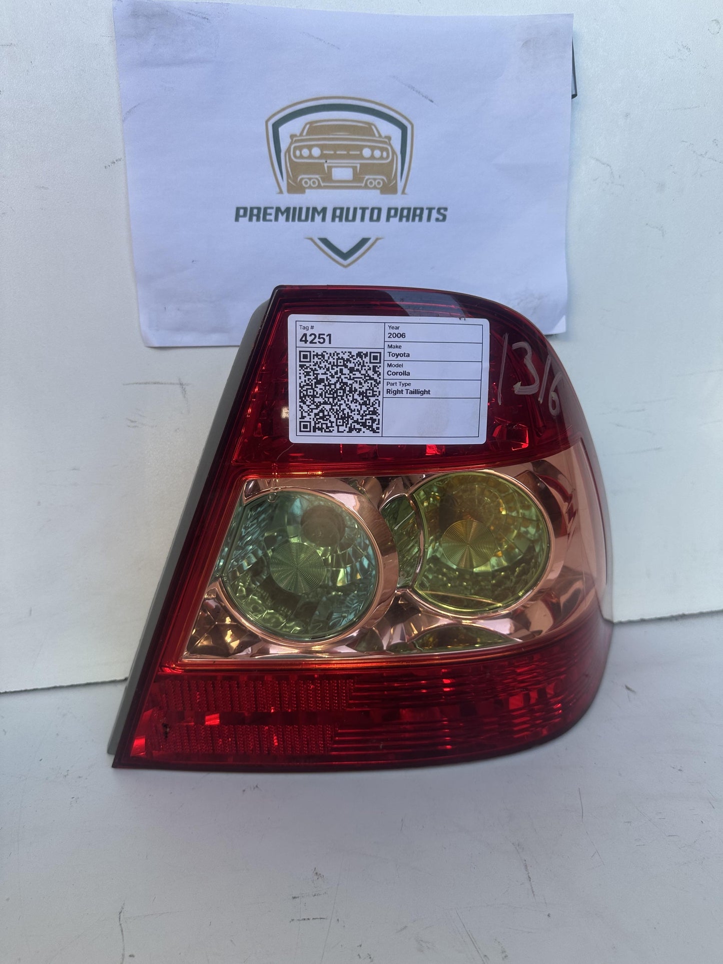 2006 Right Taillight