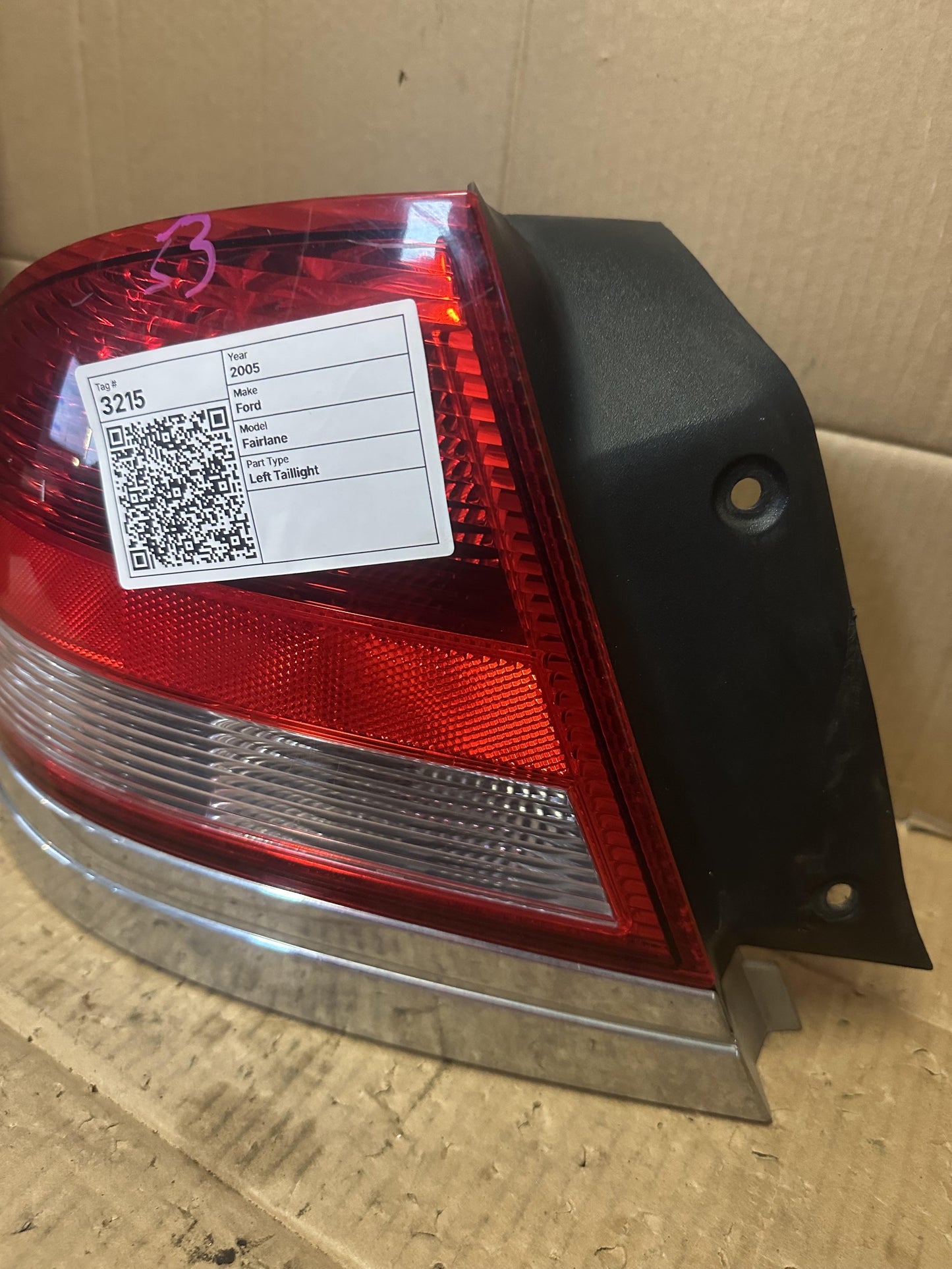 2005 BA Left Taillight
