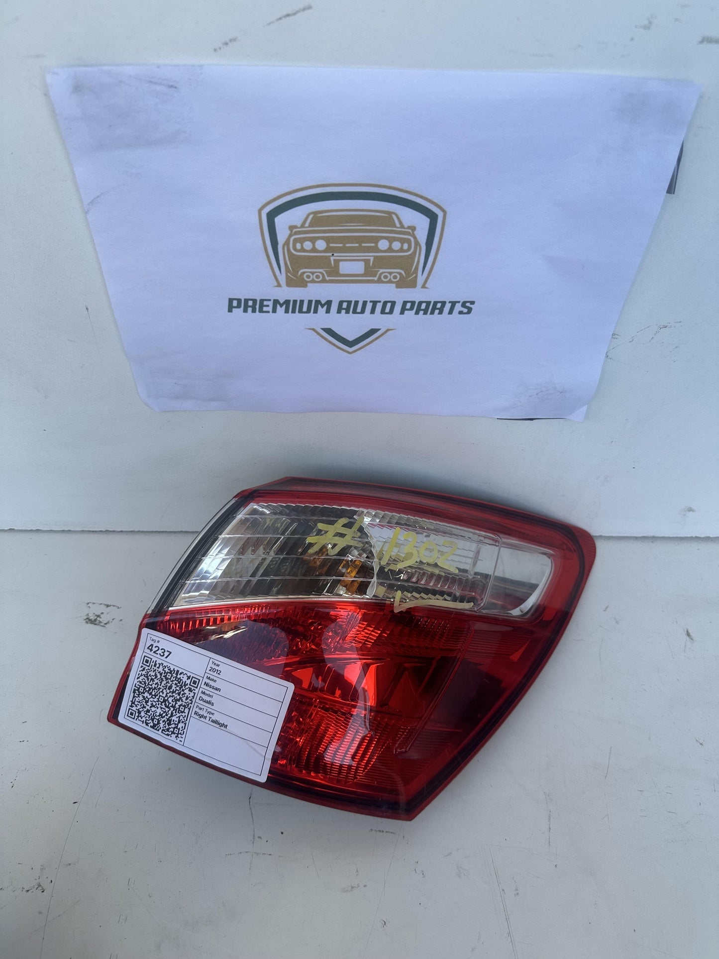 2012 Right Taillight