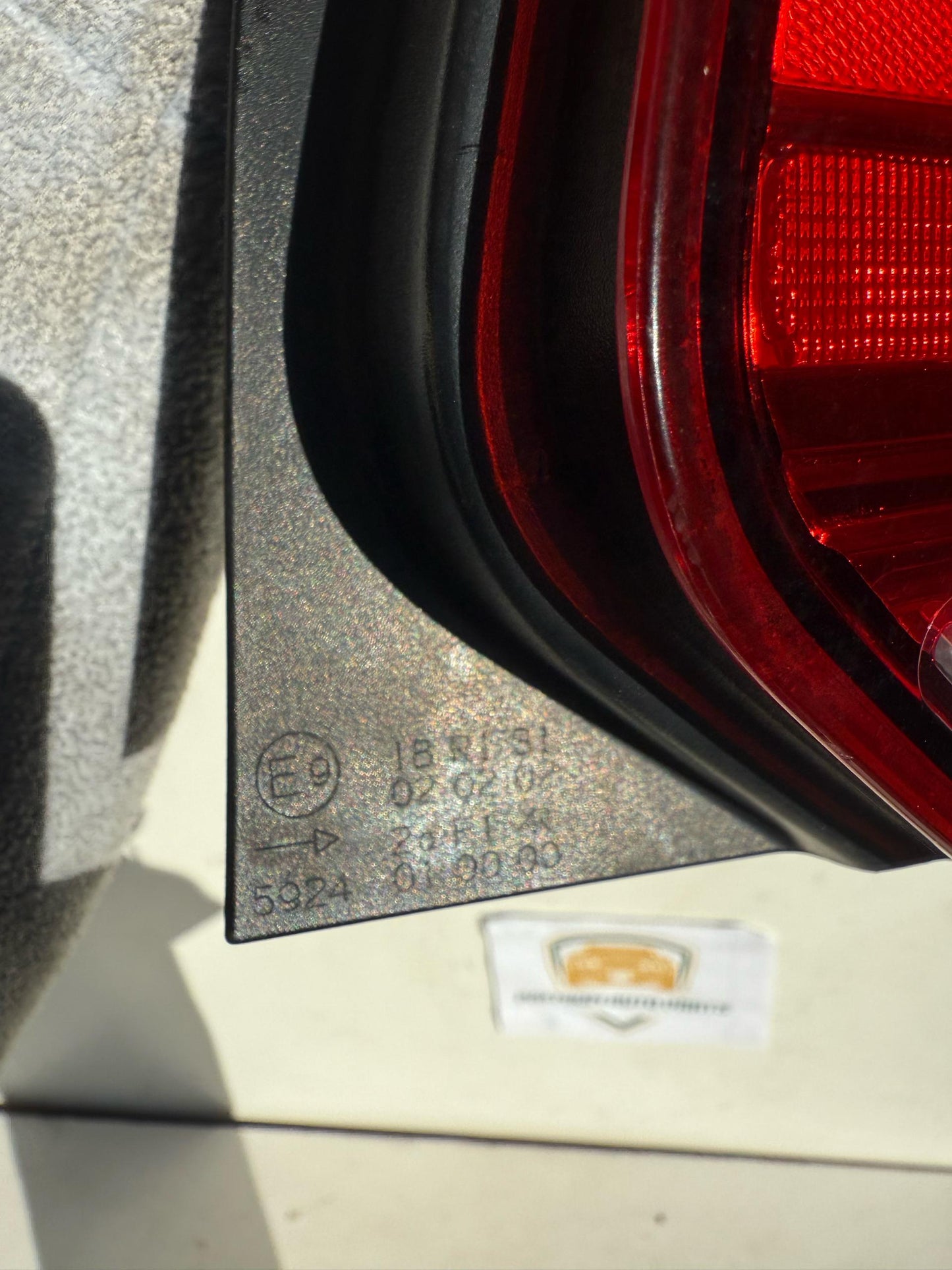 2012 Volkswagen Polo Right Taillight