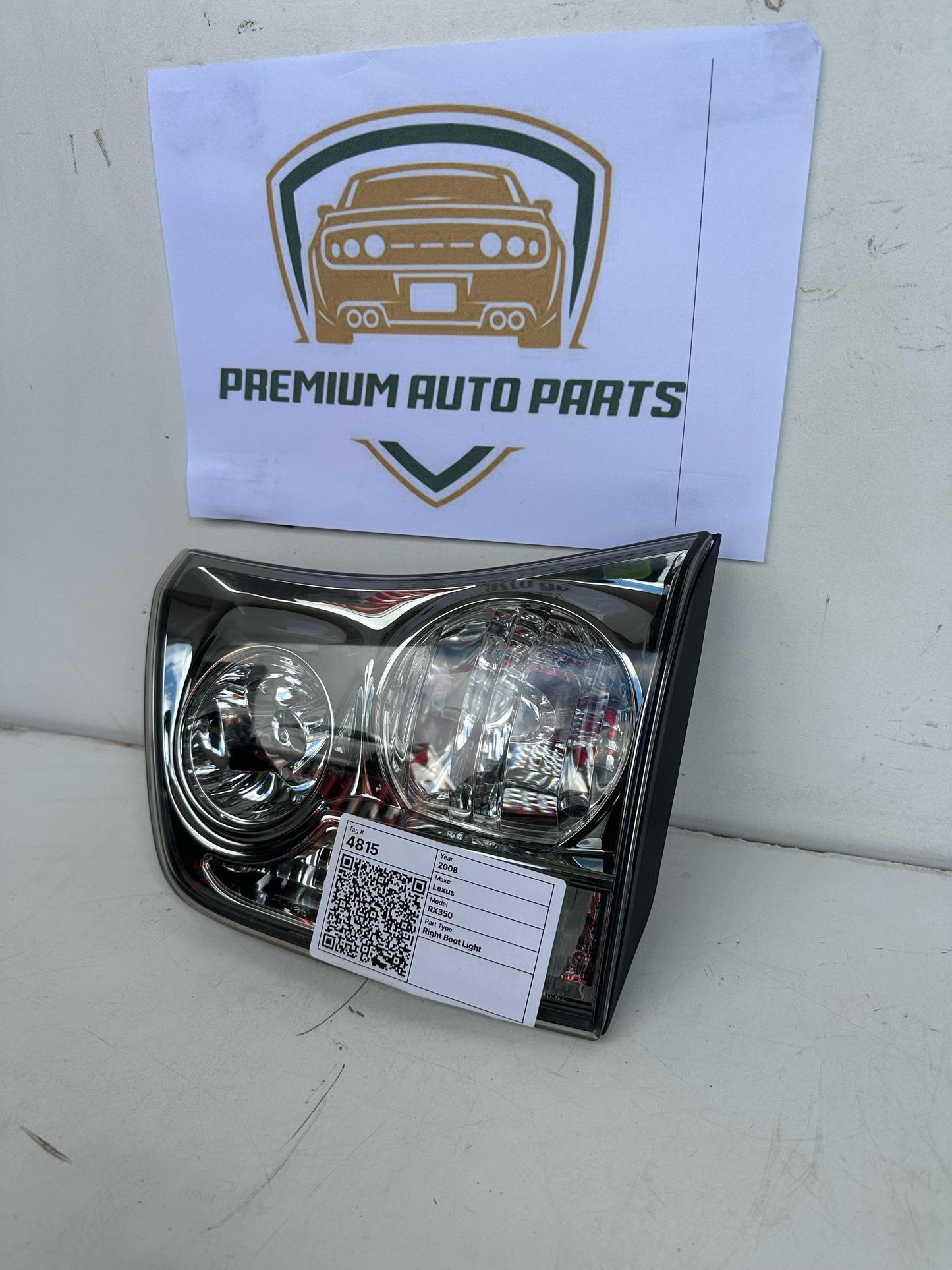 2008 U30 Right Boot Light