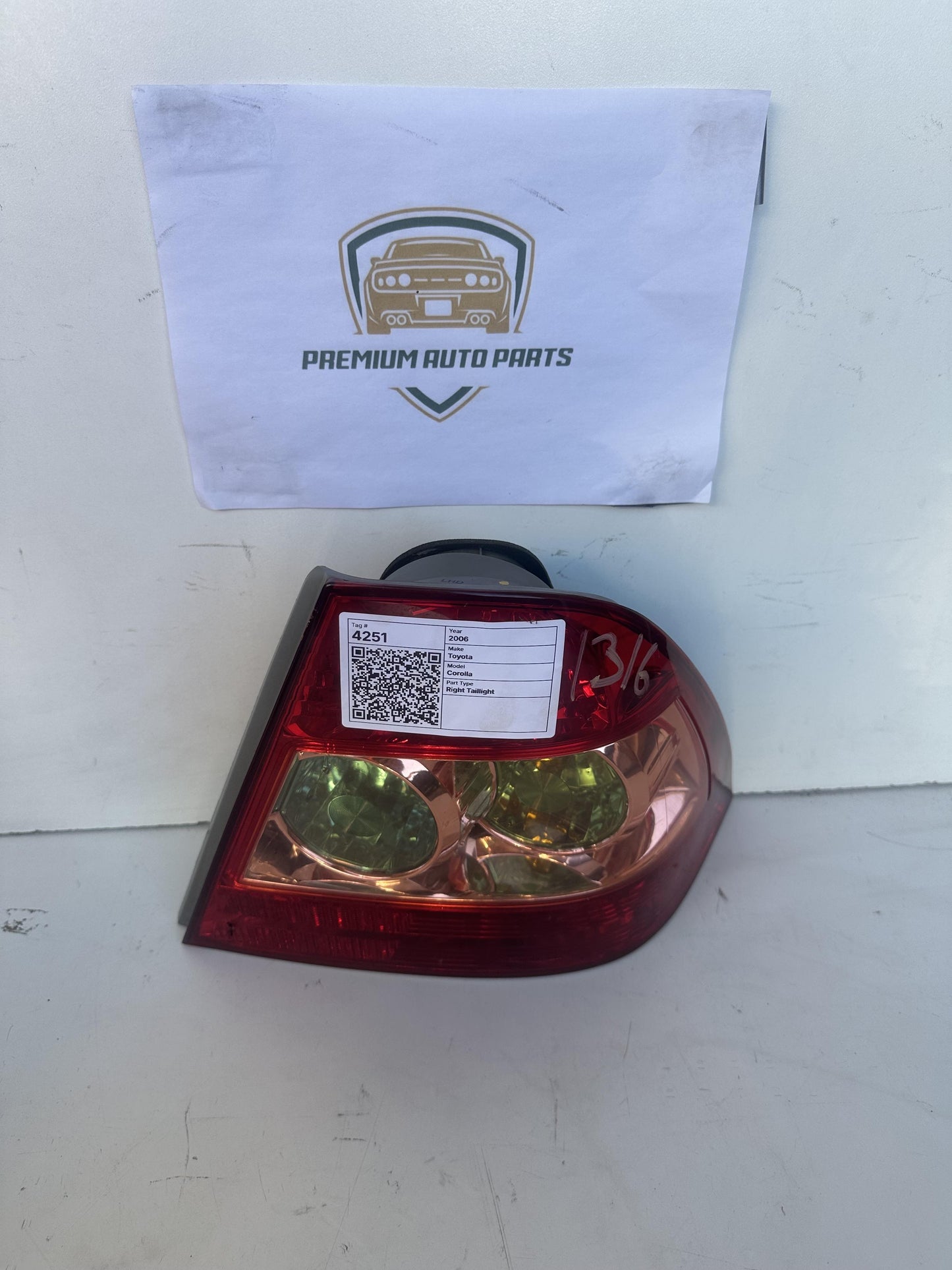 2006 Right Taillight