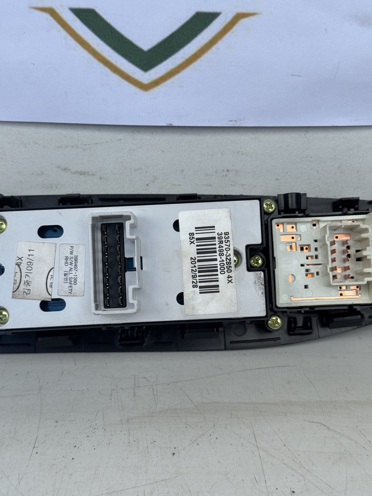 2012 Power Window Switch