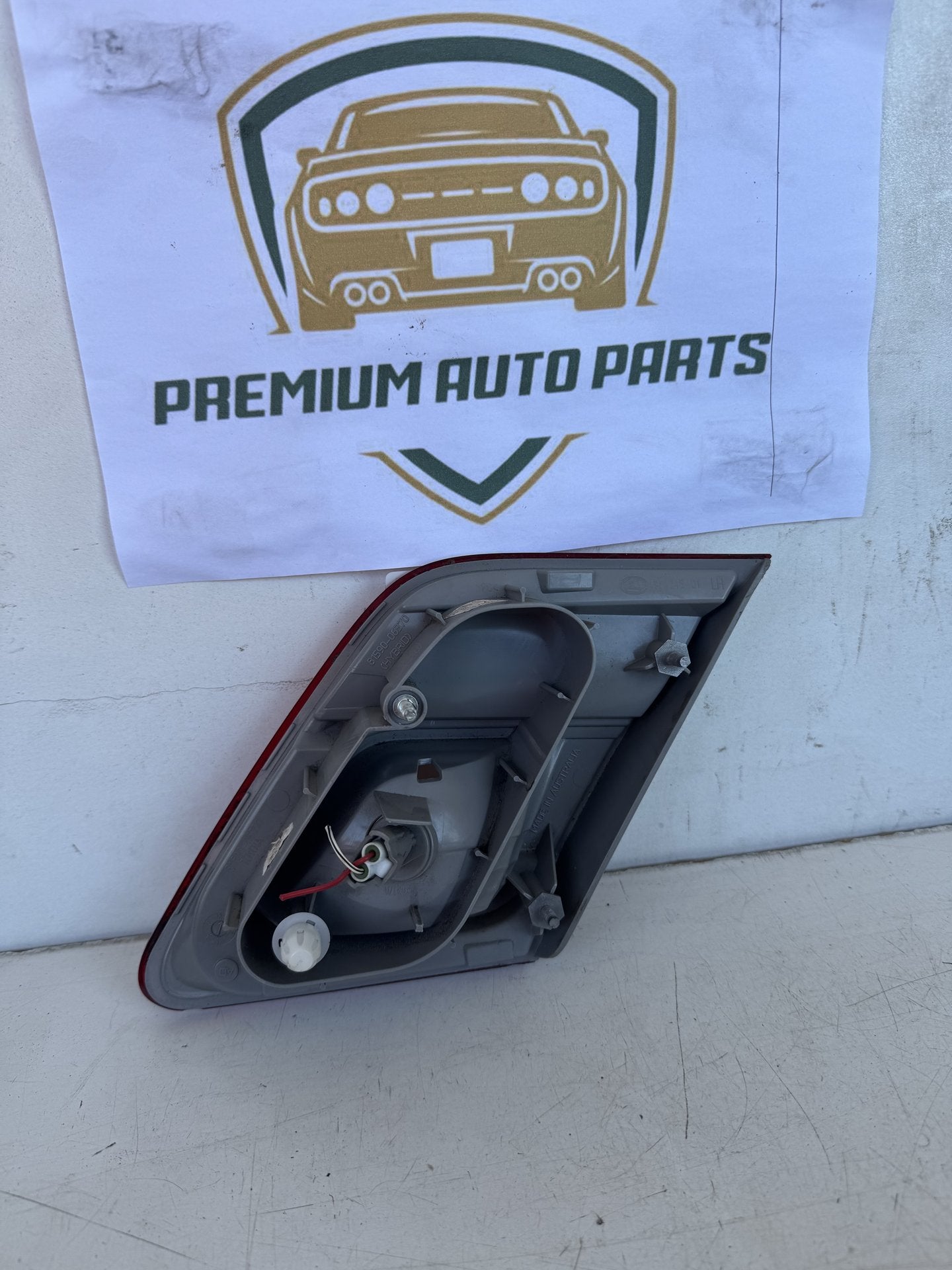 2010 Toyota Camry XV40 Sedan Left Boot Light
