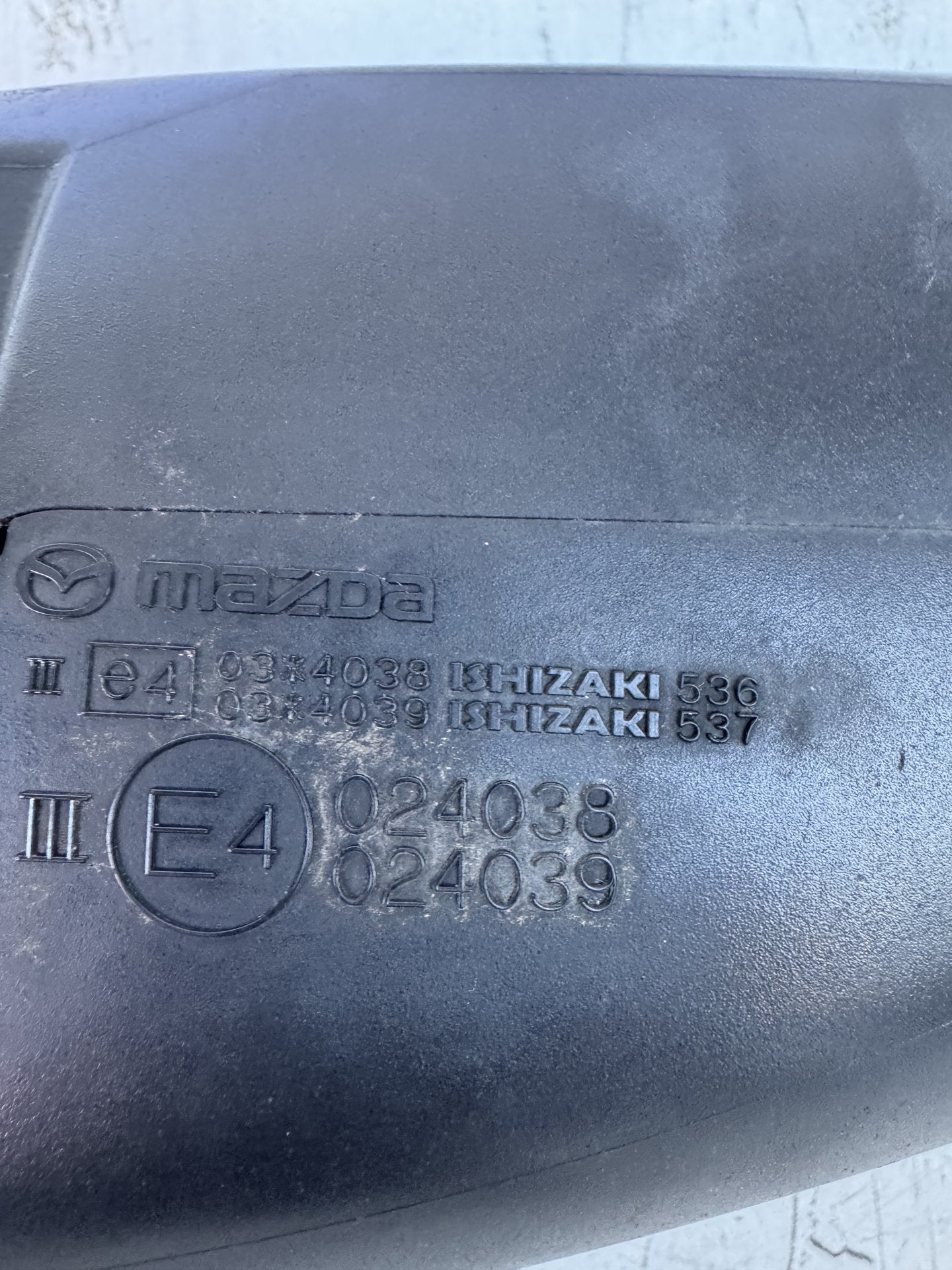 2014 Mazda Mazda6 Station Wagon Right Door Mirror