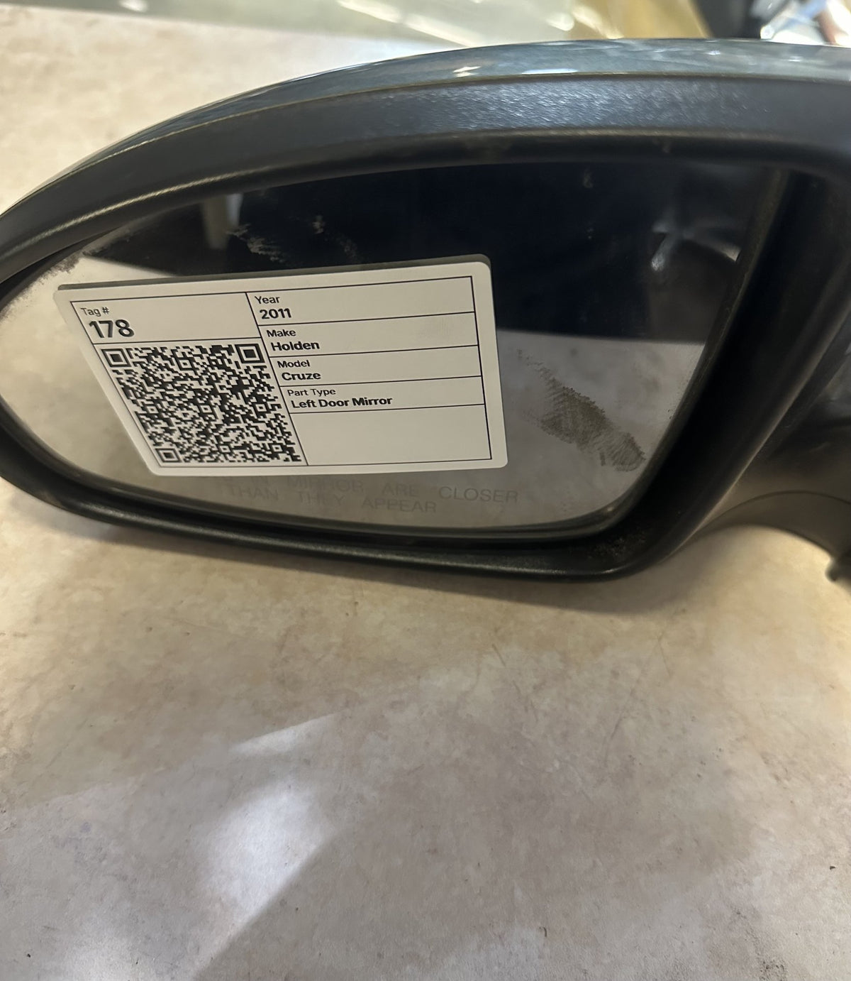 2011 Holden Cruze Left Door Mirror 027379