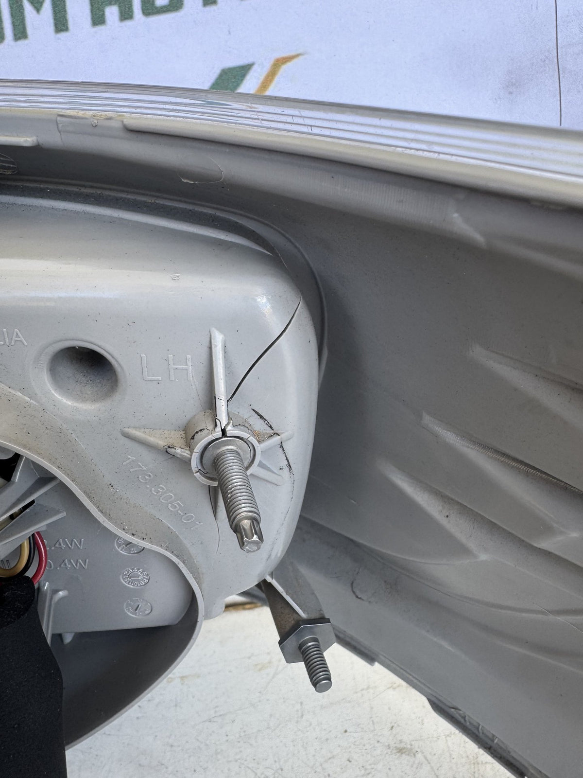 2010 Toyota Aurion GSV40R Sedan Left Taillight