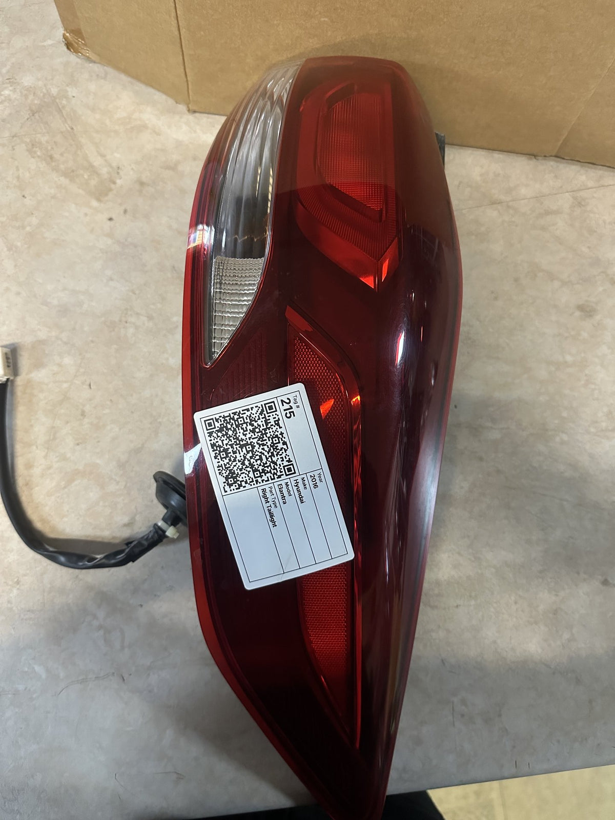 2015-2020 Hyundai Elantra - Right Taillight