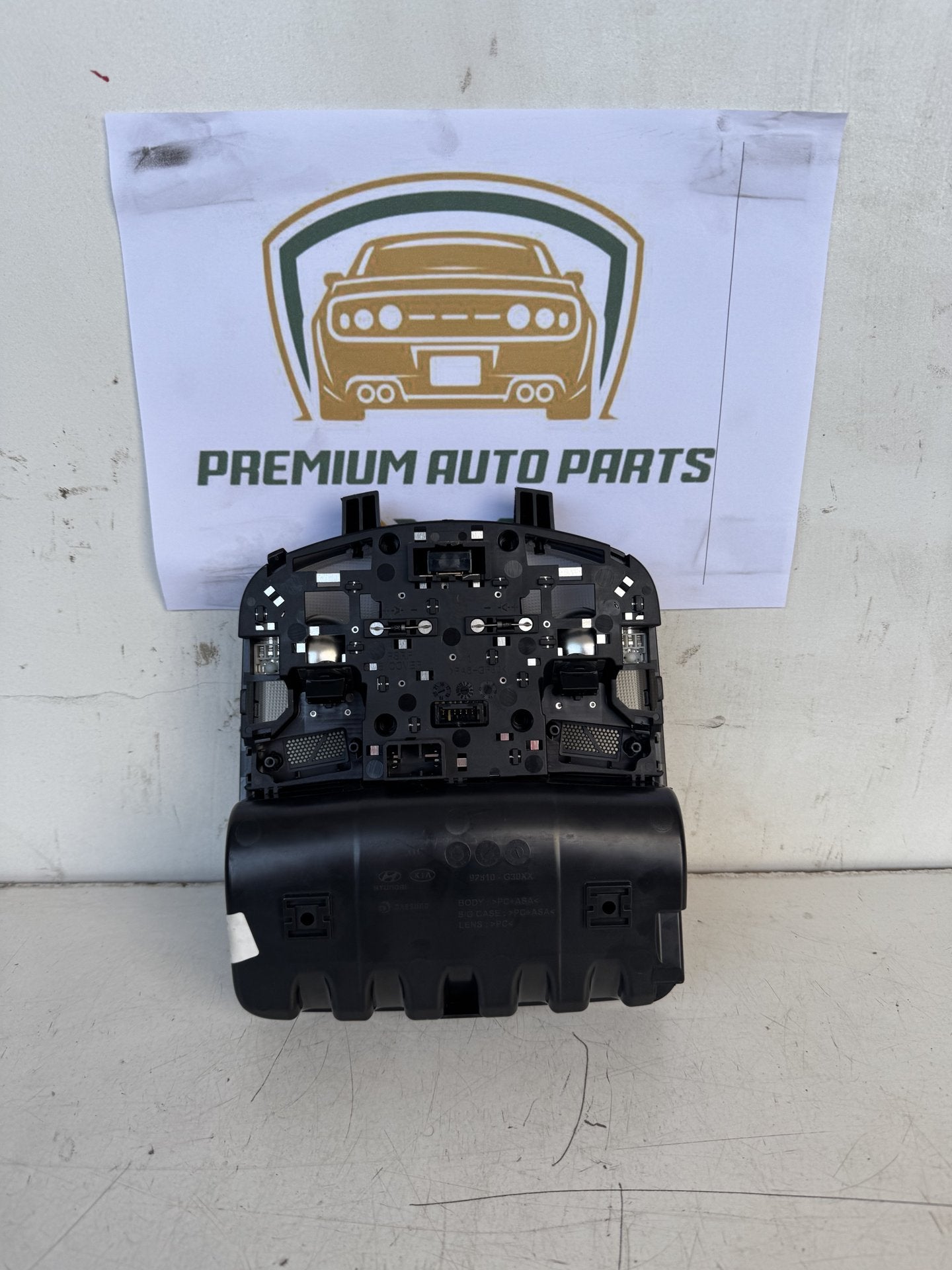 2017 Hyundai i30 Hatchback Roof Console