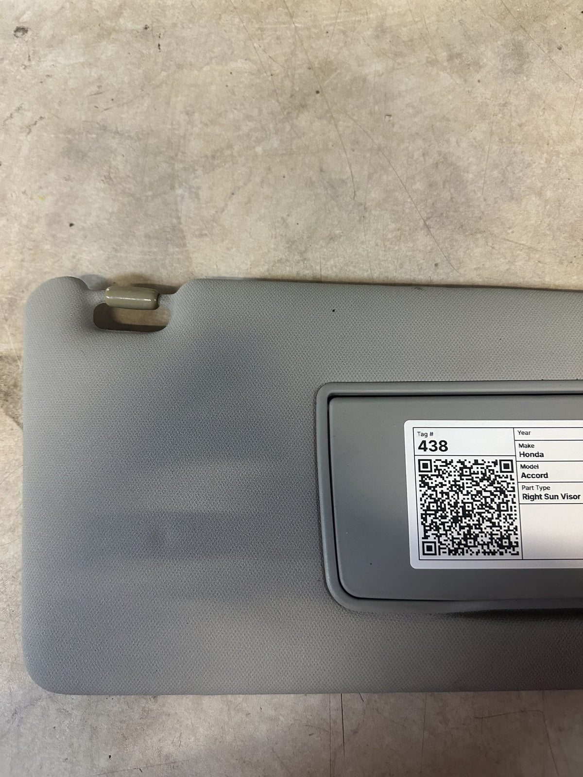 2008-2015 Honda Accord Euro CU2 - Right Sun Visor