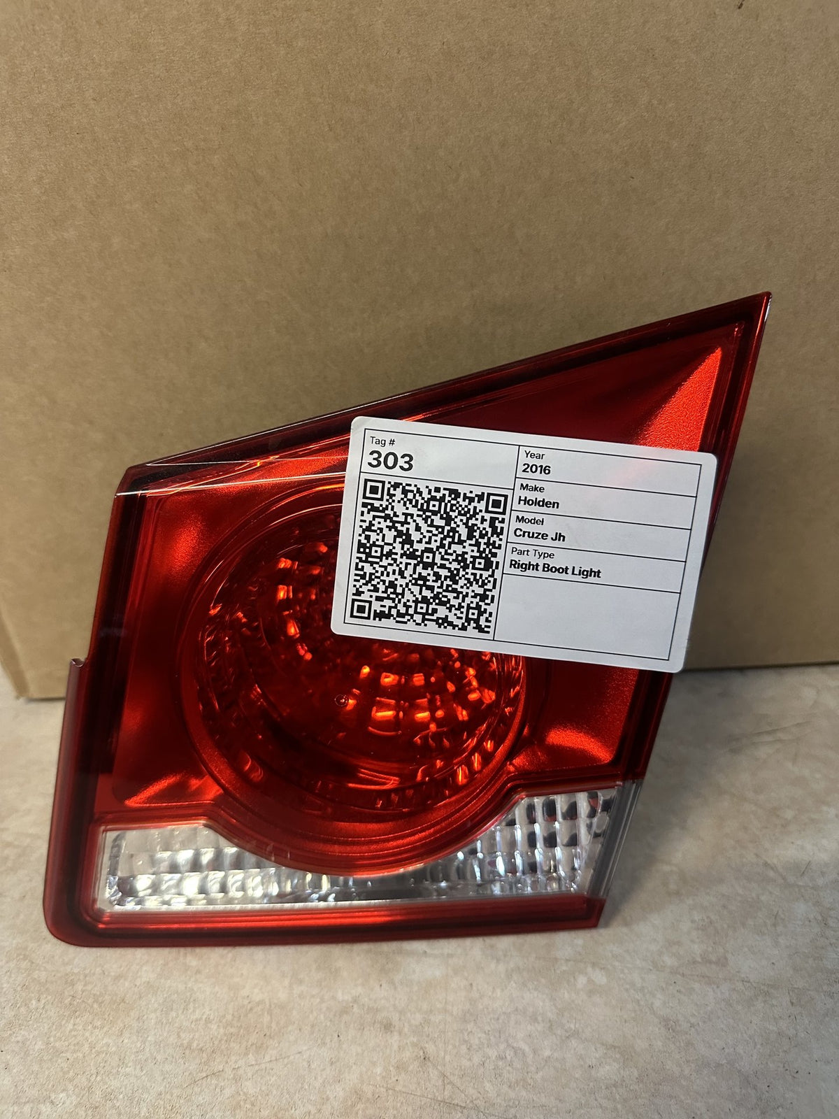 2016 Holden Cruze Equipe - Right Boot Light