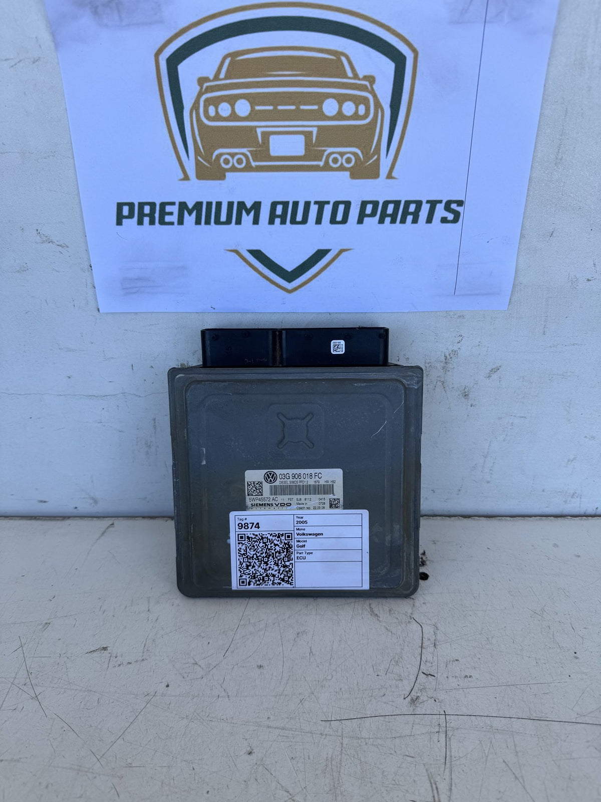 2005 Volkswagen Golf Hatchback ECU 03G906018FC