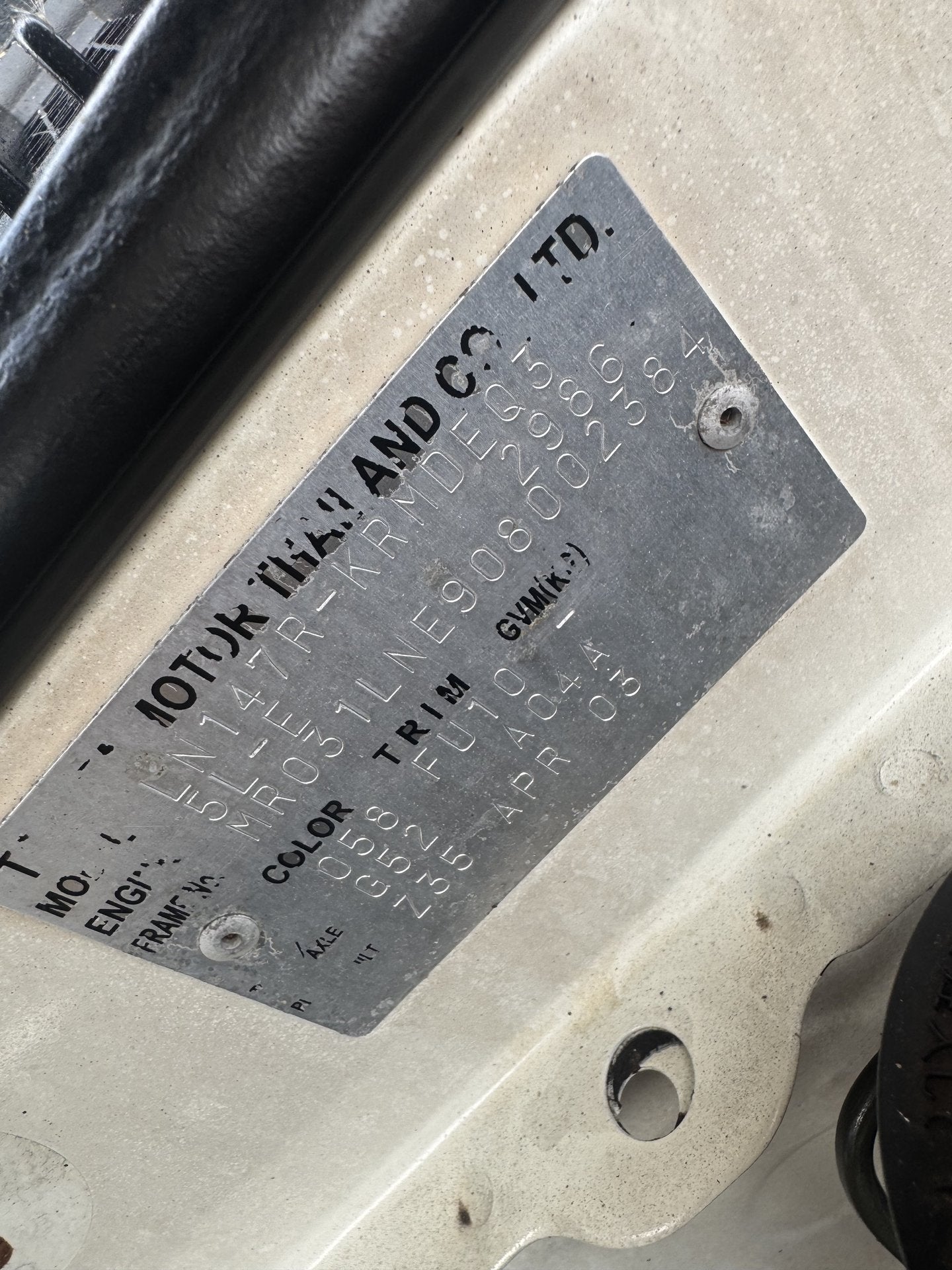 2003 Toyota Hilux Pickup
Toyota
Hilux