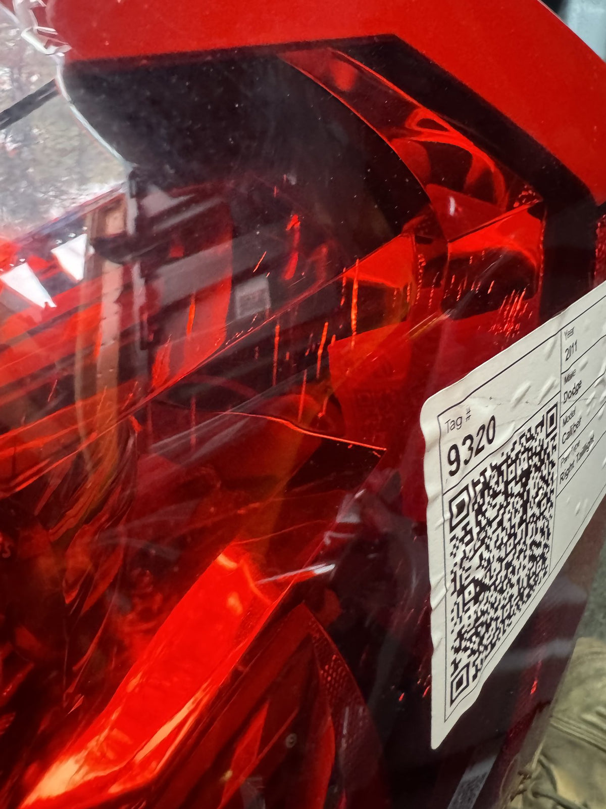 2011 Dodge Caliber PM Hatchback Right Taillight