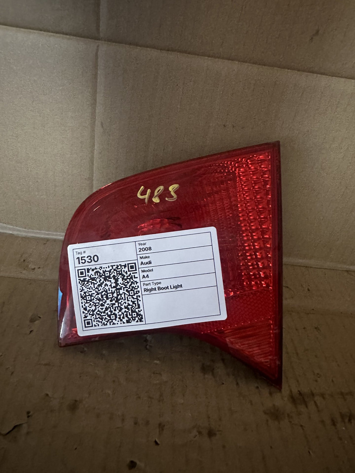 2008 Audi A4 B7 - Right Boot Light