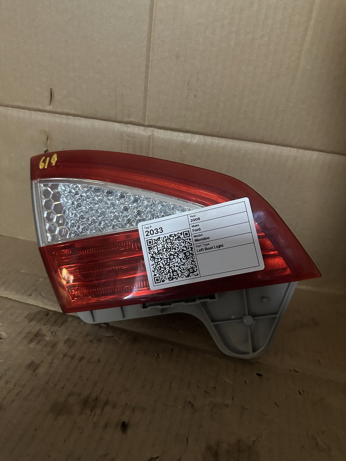 2008 Ford Mondeo MA - Left Boot Light