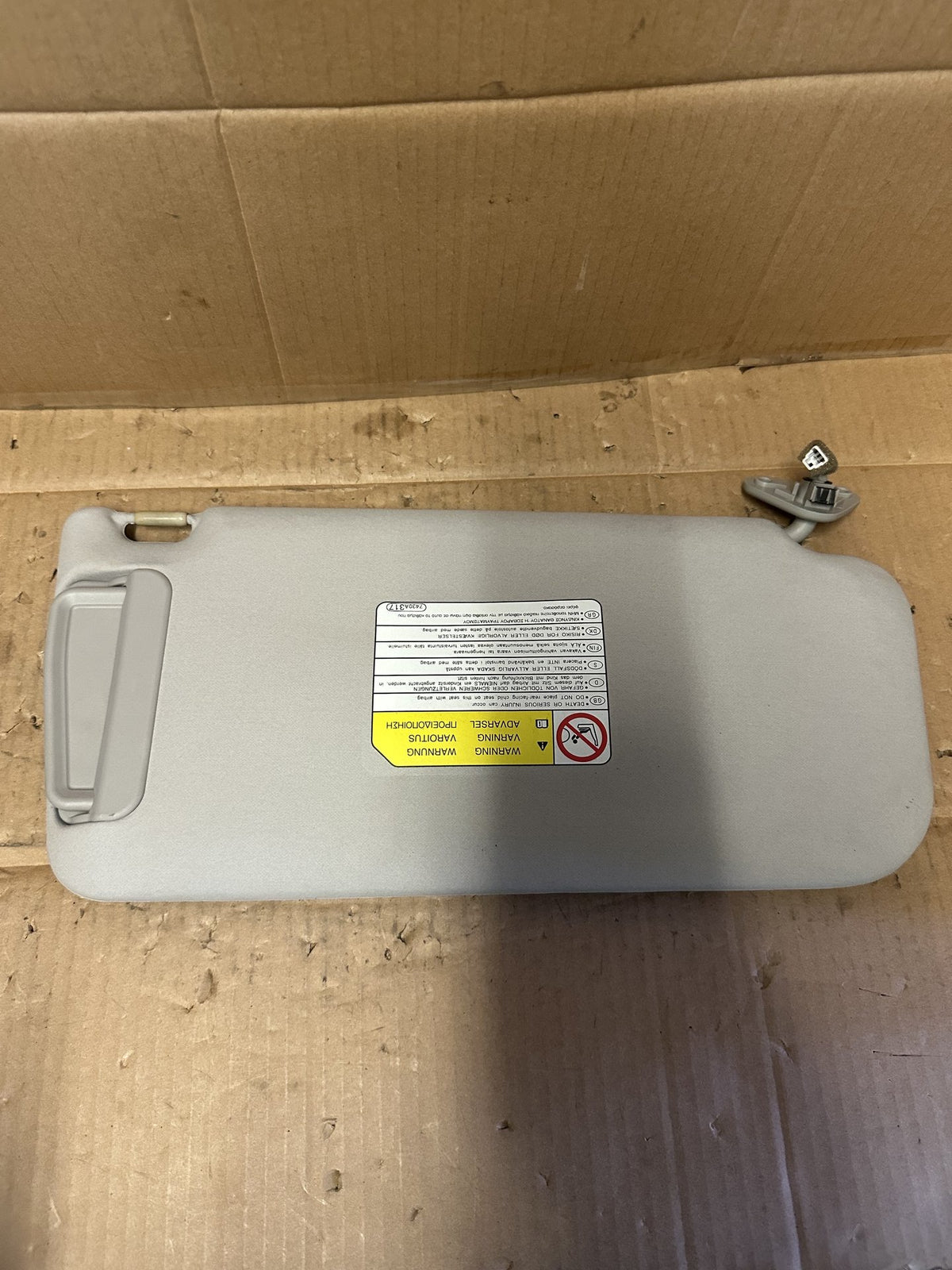 2012 Mitsubishi Pajero IV NW Station Wagon Left Sun Visor