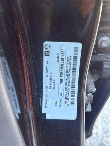 2014 Holden Cruze  J300 
Holden
Cruze