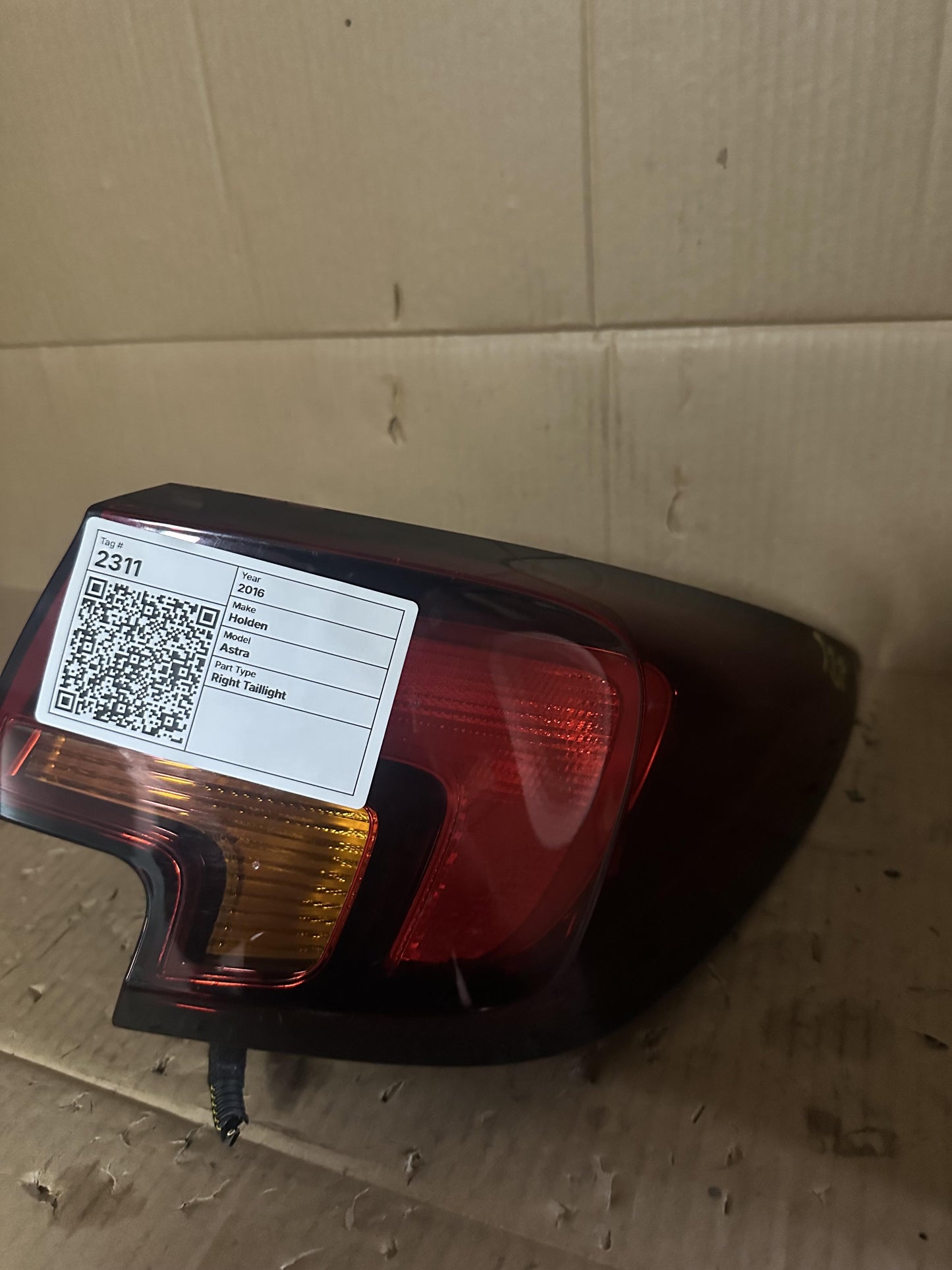 2016  BK Right Taillight