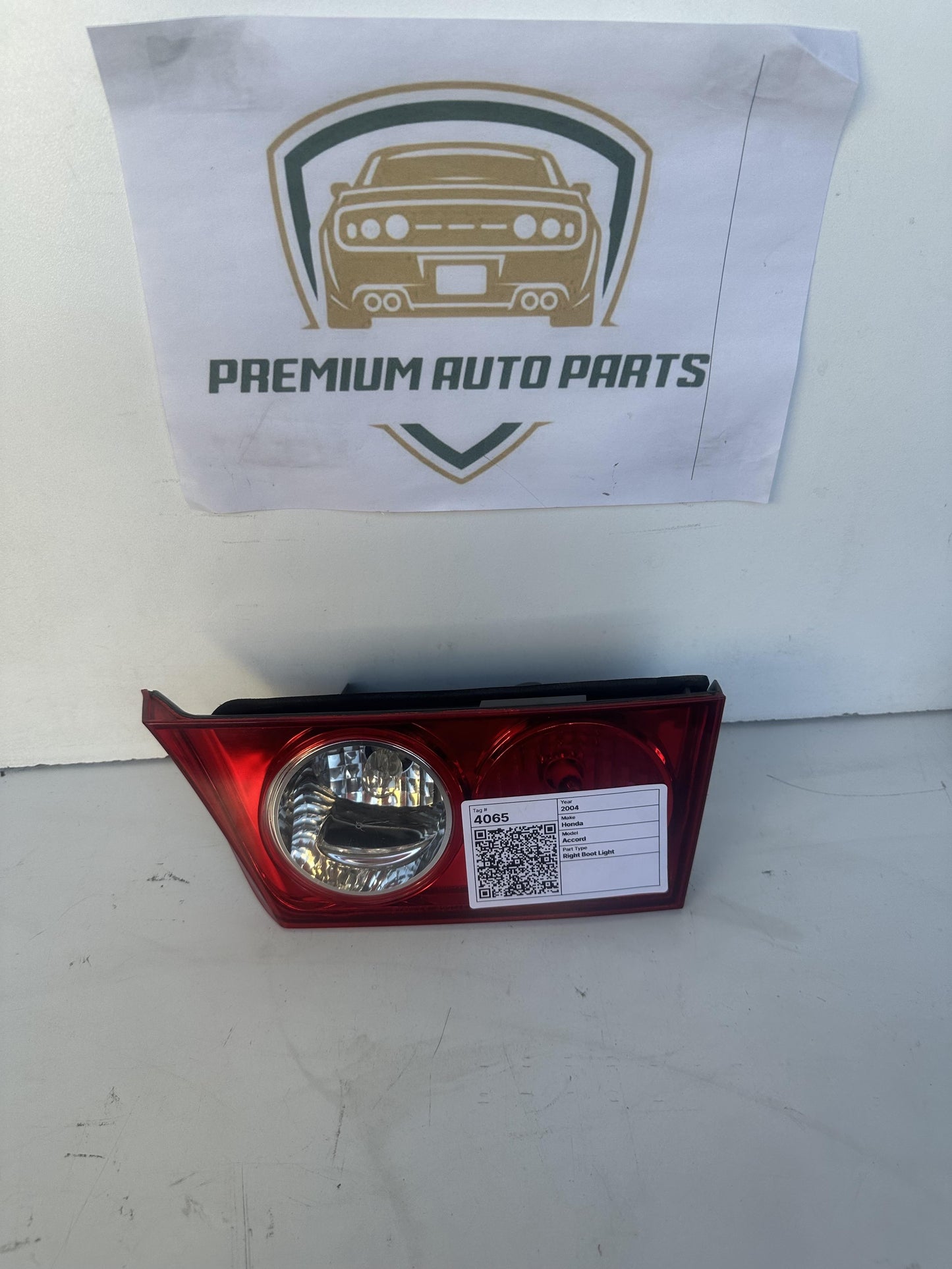 2004   Right Boot Light