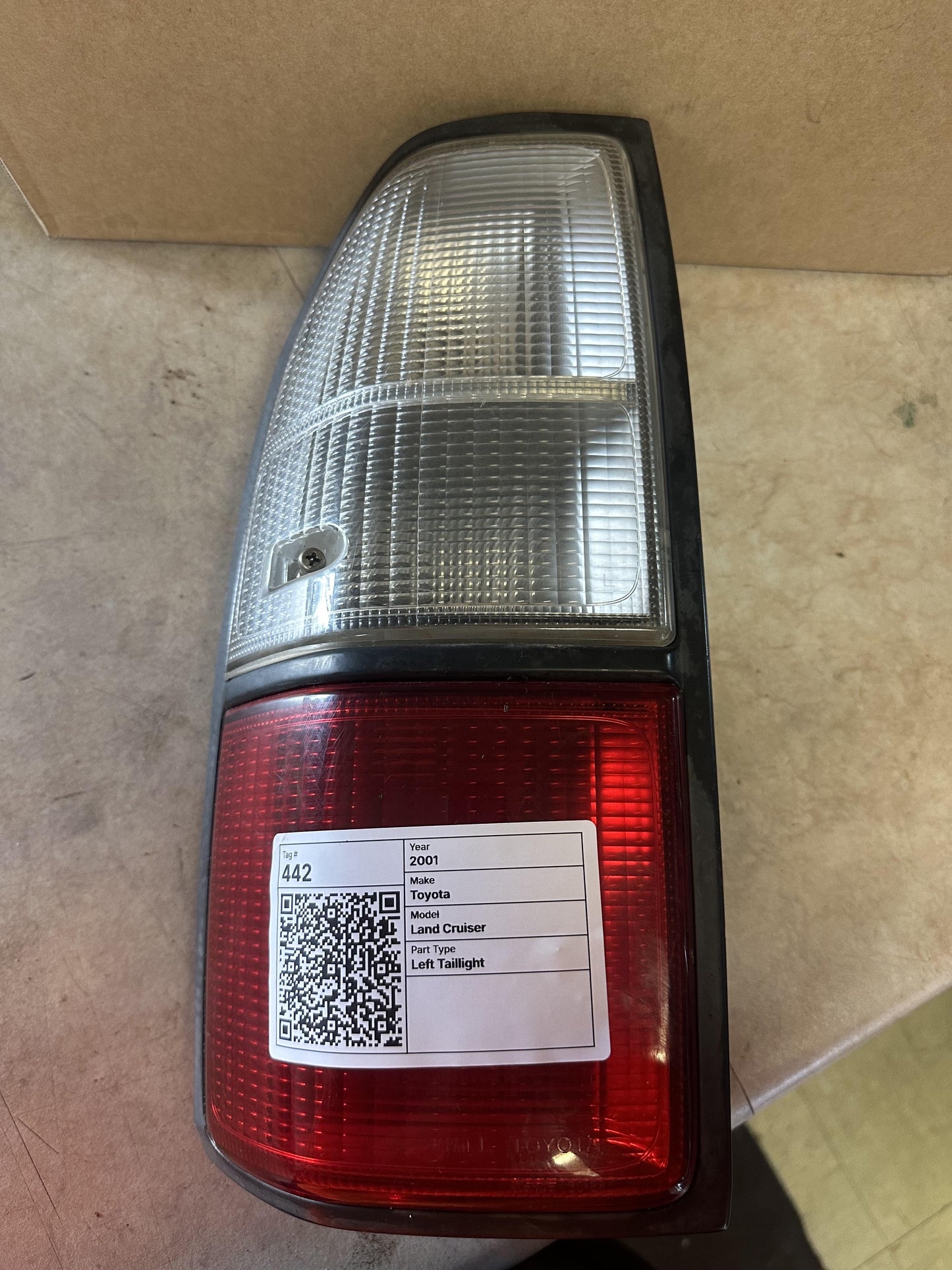 2001   Left Taillight