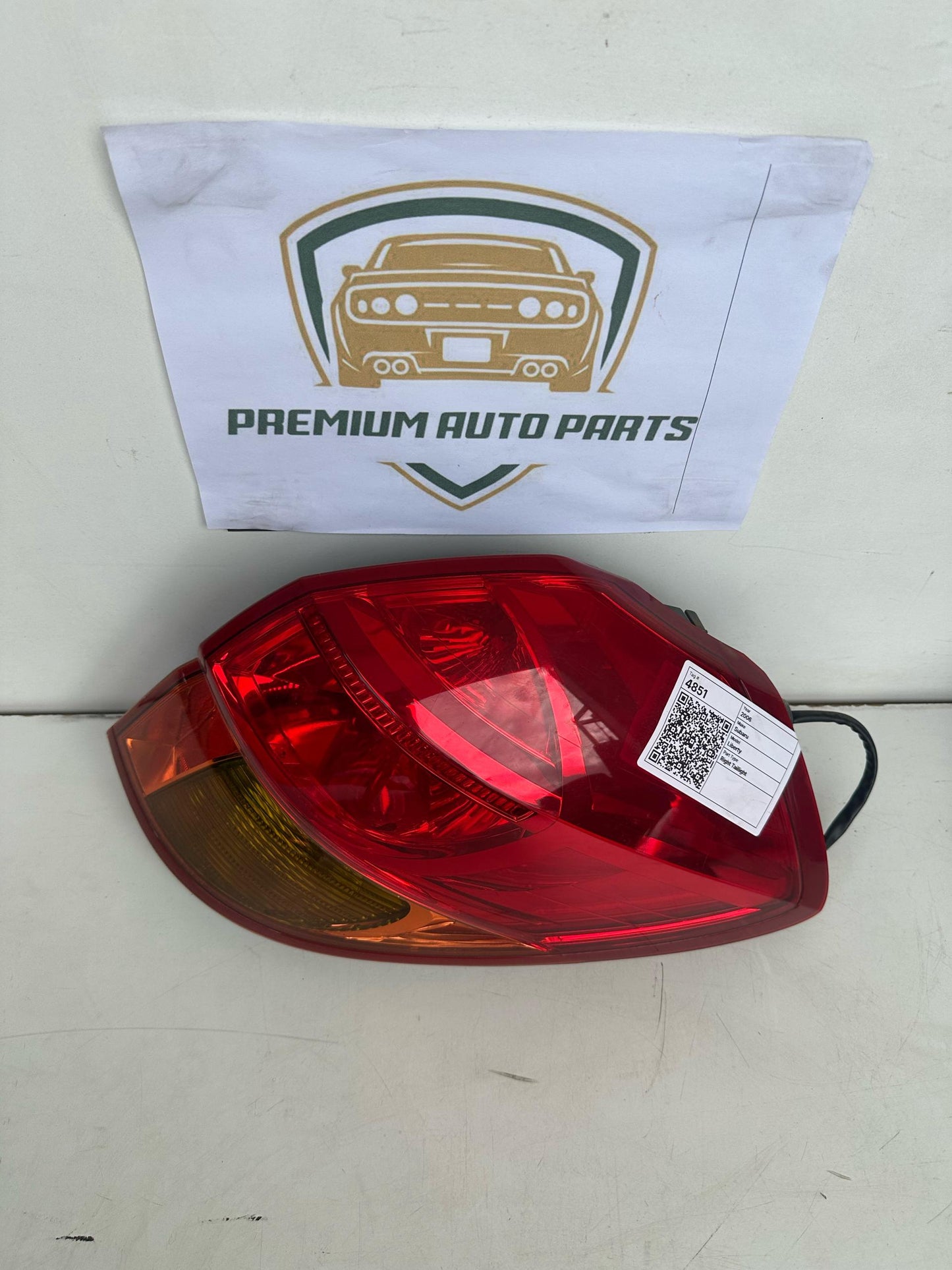 2006 Subaru Liberty B4 Right Taillight