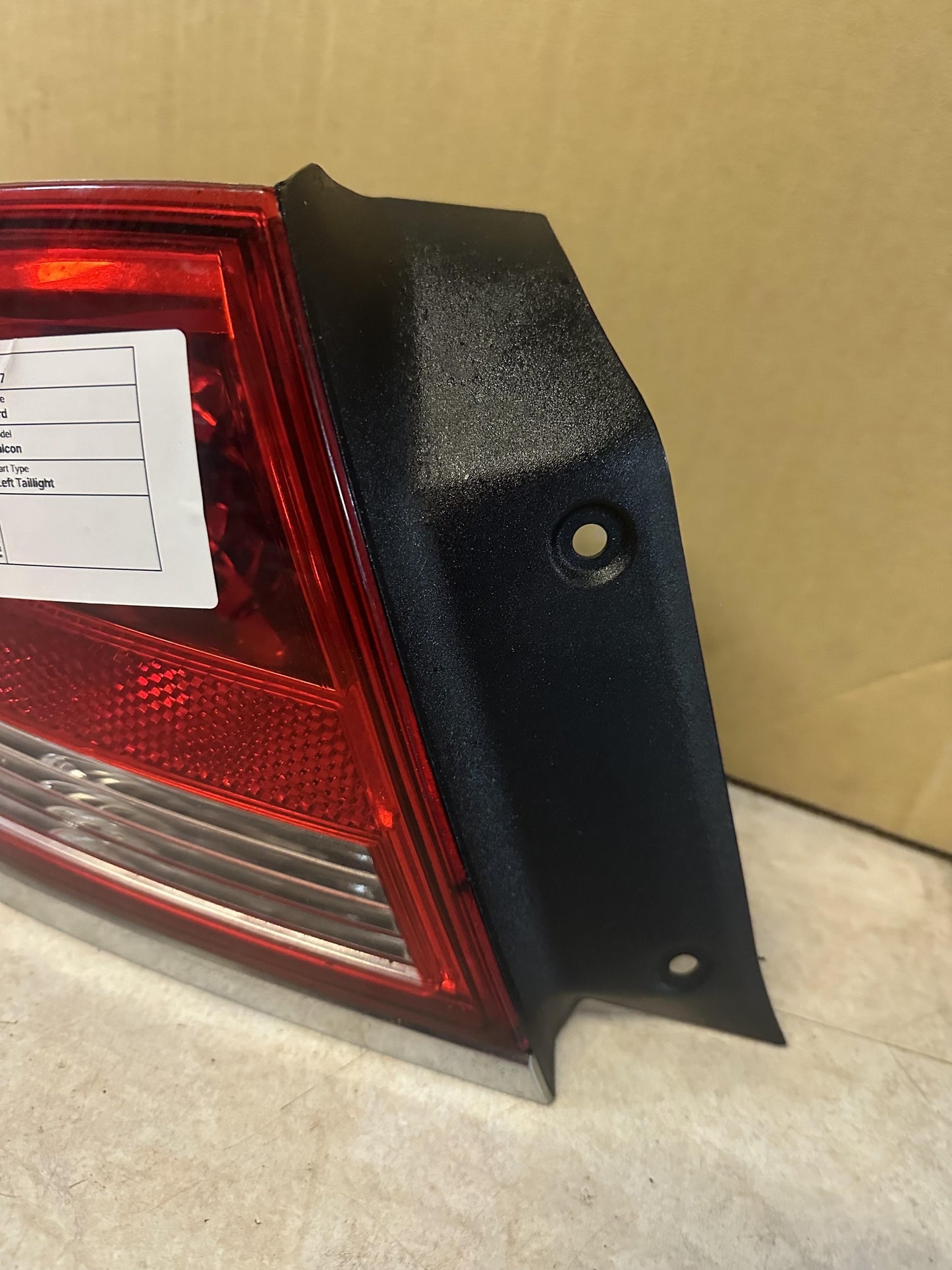 2007  Falcon Left Taillight