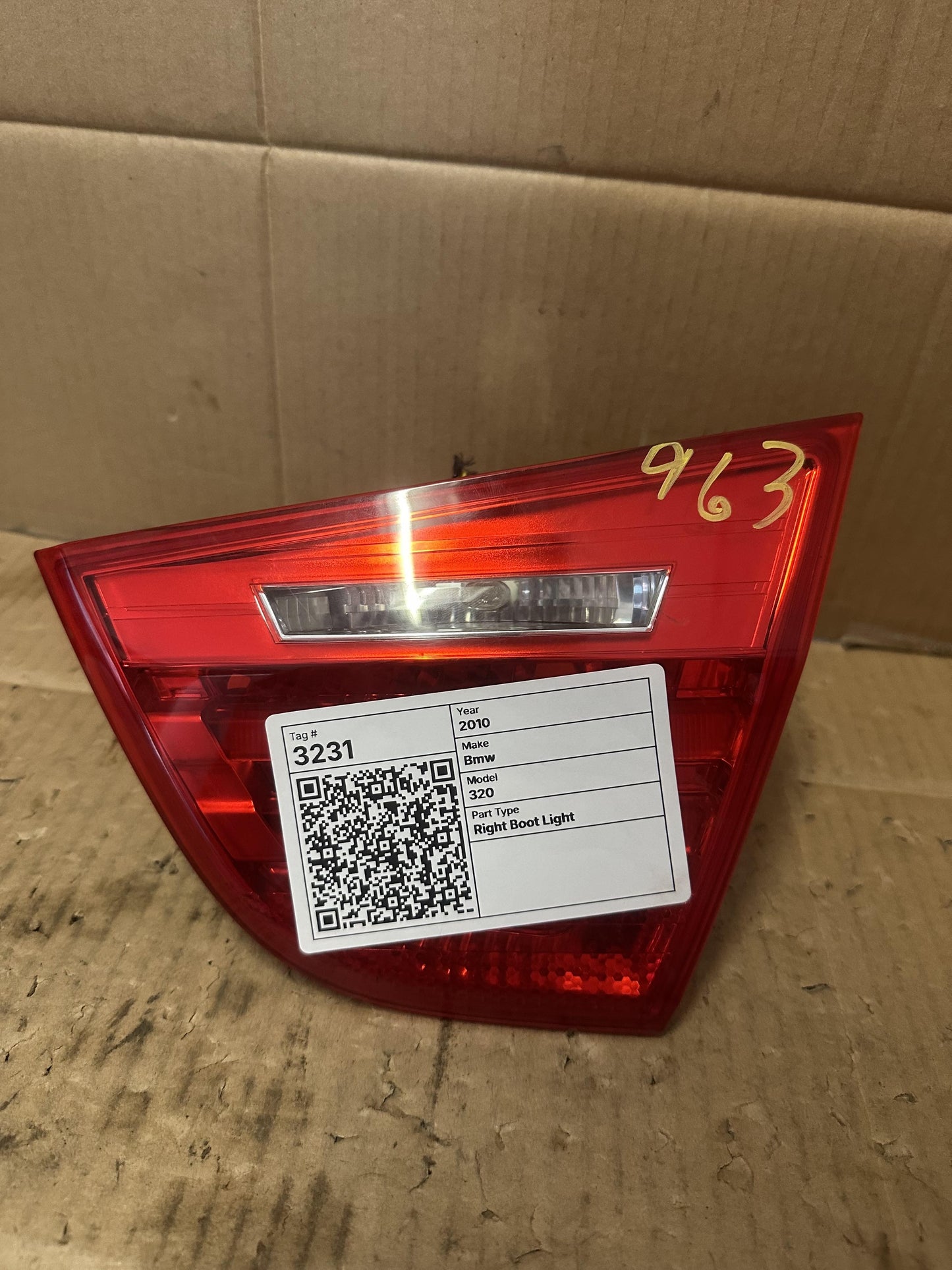 2010   Right Boot Light