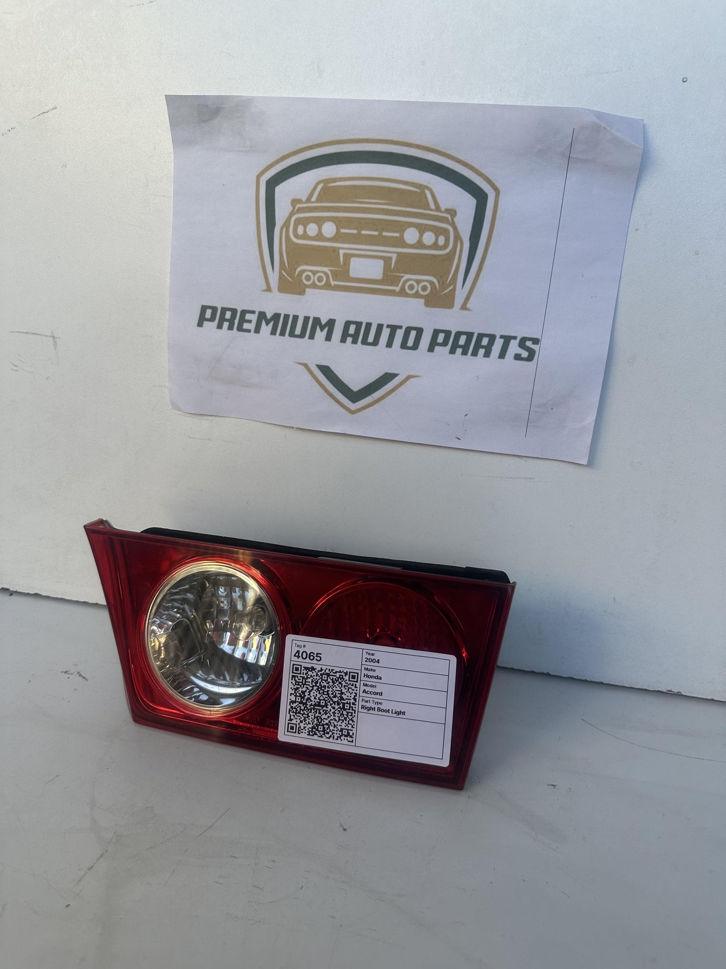2004   Right Boot Light