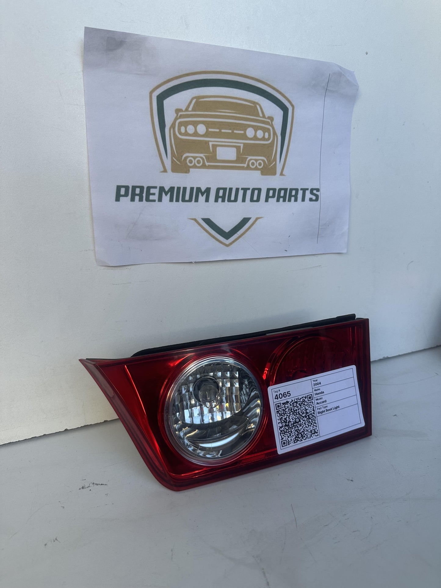 2004   Right Boot Light