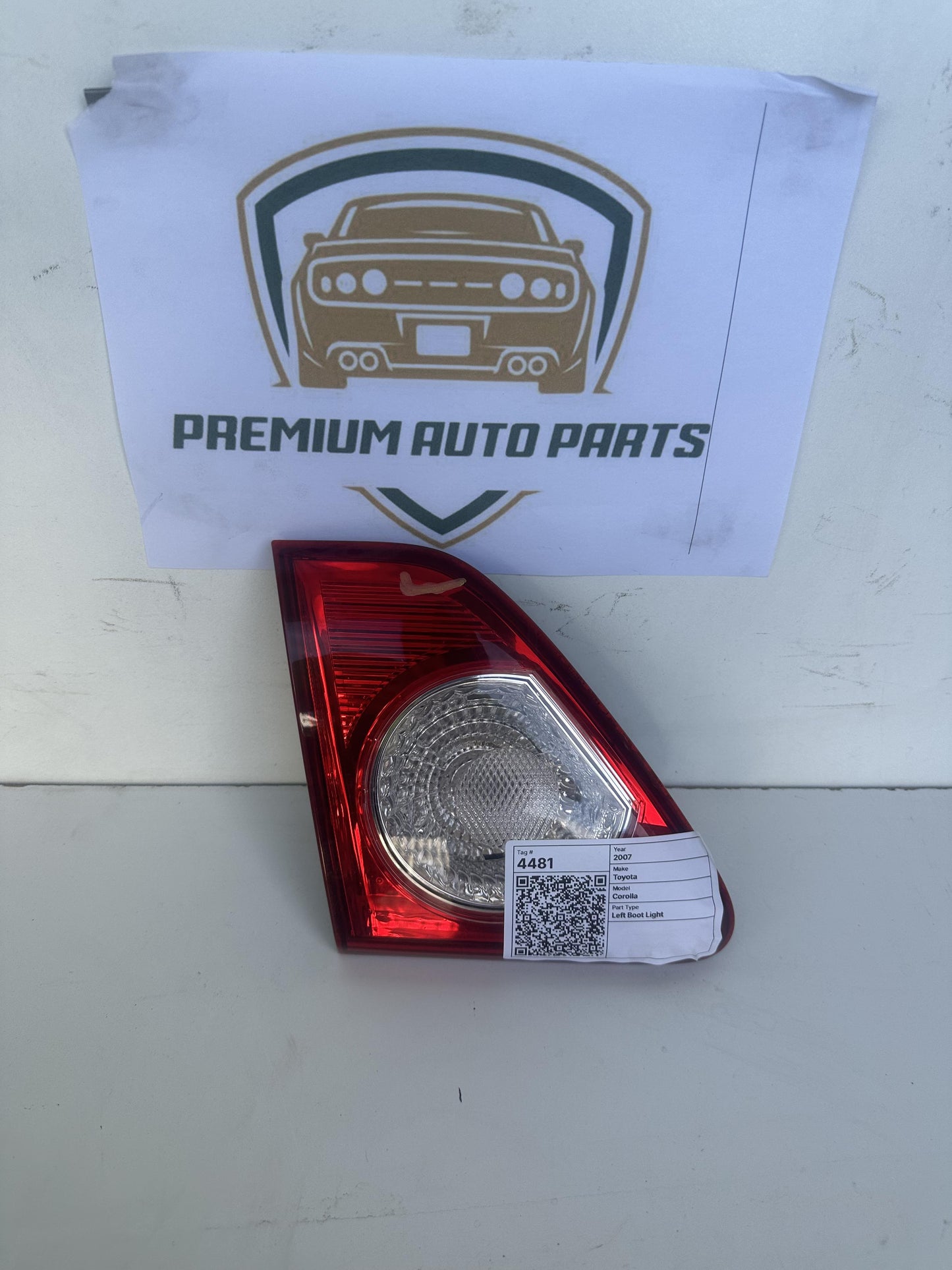2007  ZRE1* Left Boot Light