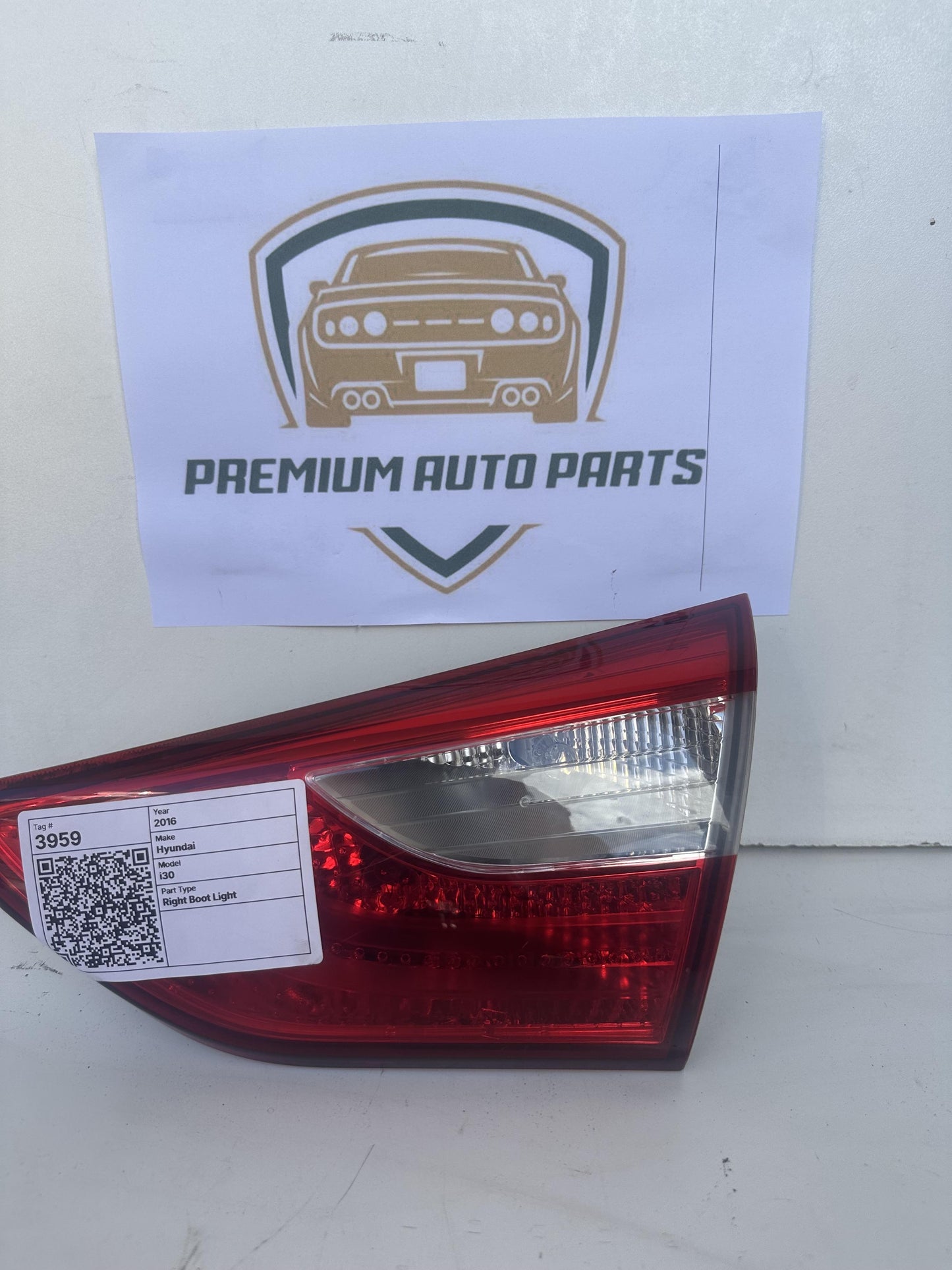 2016   Right Boot Light