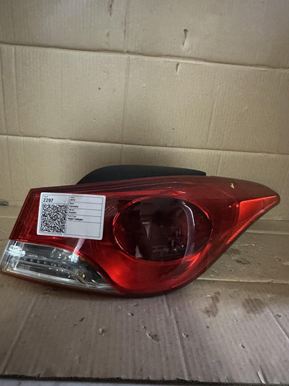 2013  N/A Right Taillight