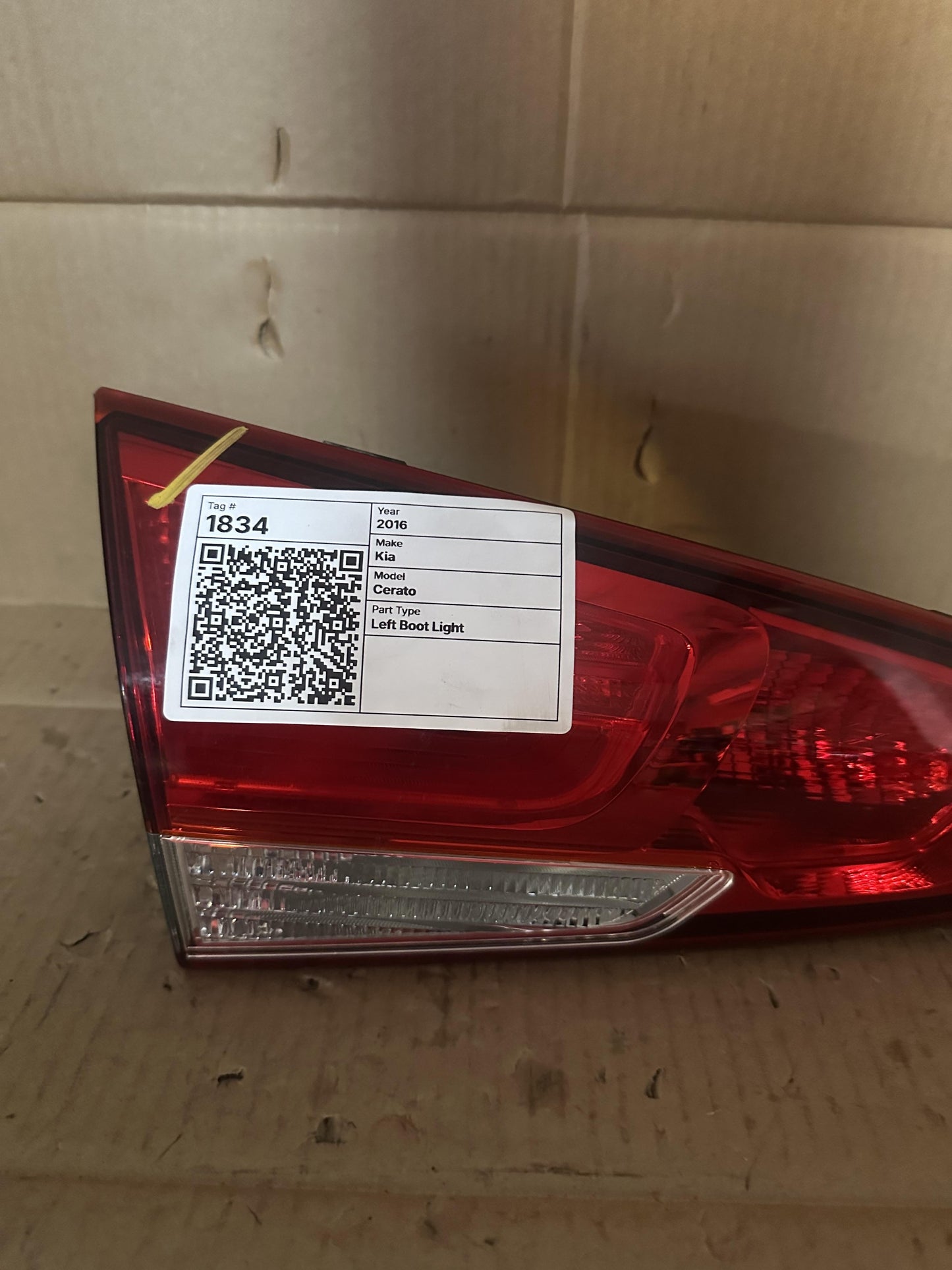 2016  YD Left Boot Light