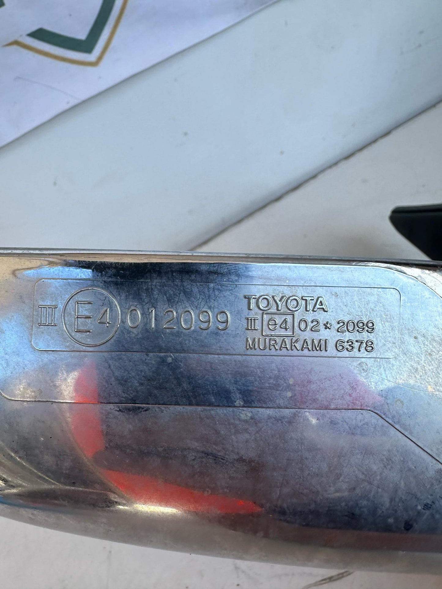 2000 Toyota Land Cruiser Left Door Mirror