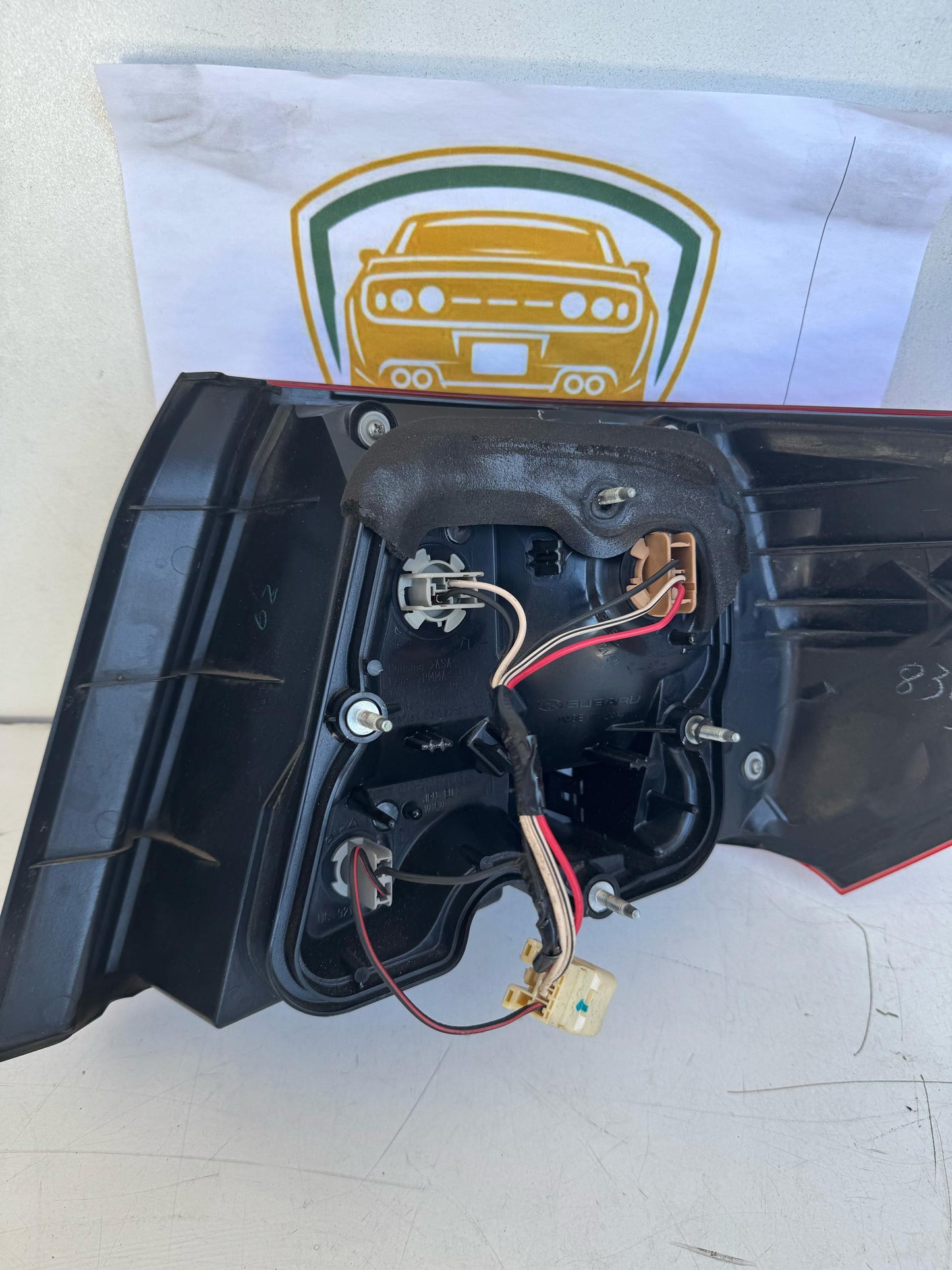 2010 Subaru Impreza Left Taillight