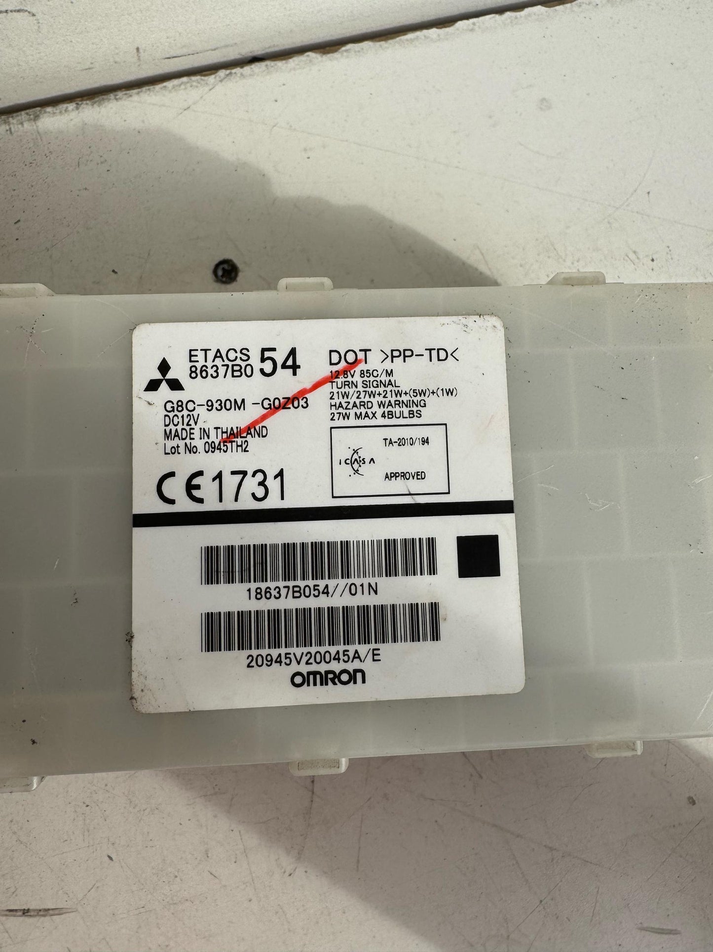 2015 Mitsubishi Triton BCM Kit