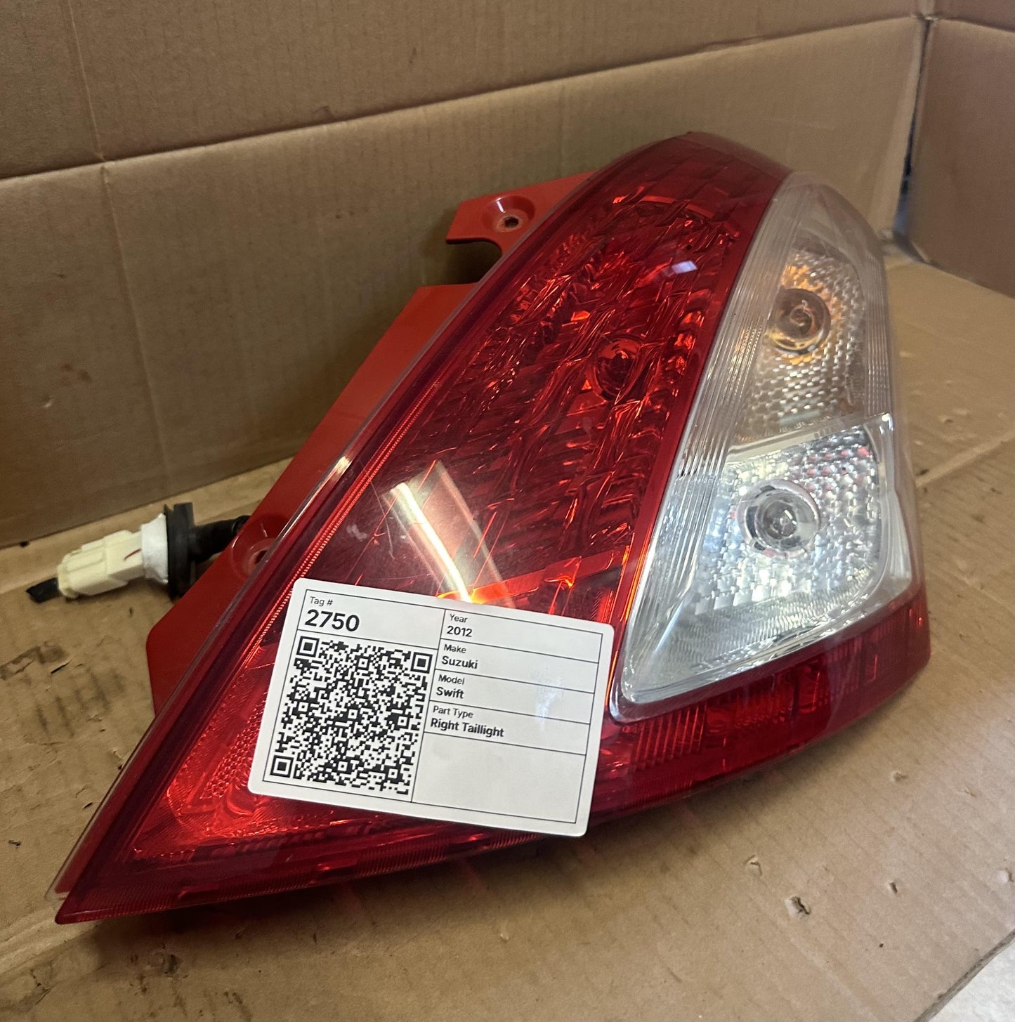 2012   Right Taillight