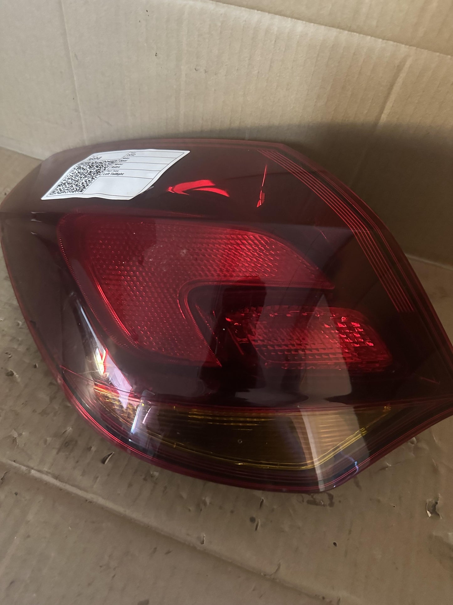 2012  AS Select Left Taillight