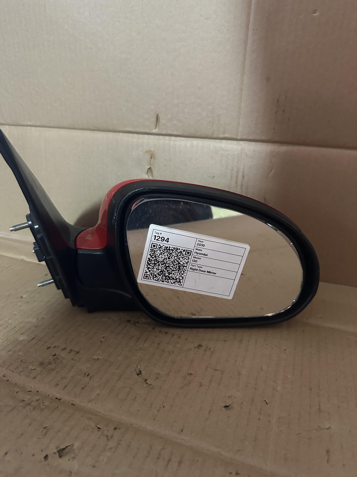 2010  I30 Right Door Mirror